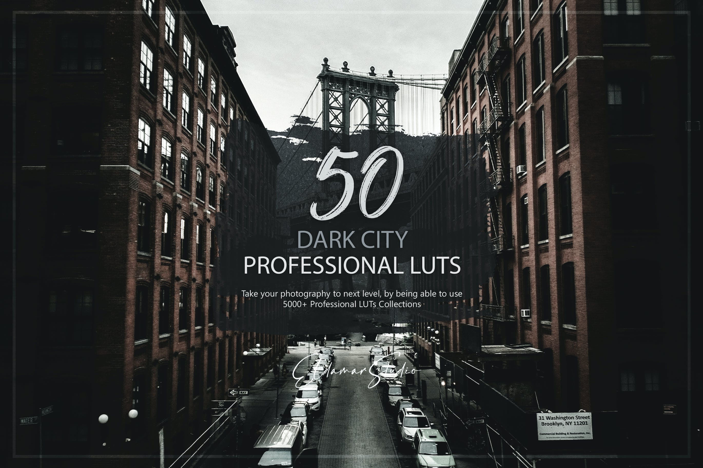 50款 黑暗城市调色预设 LUTs Pack