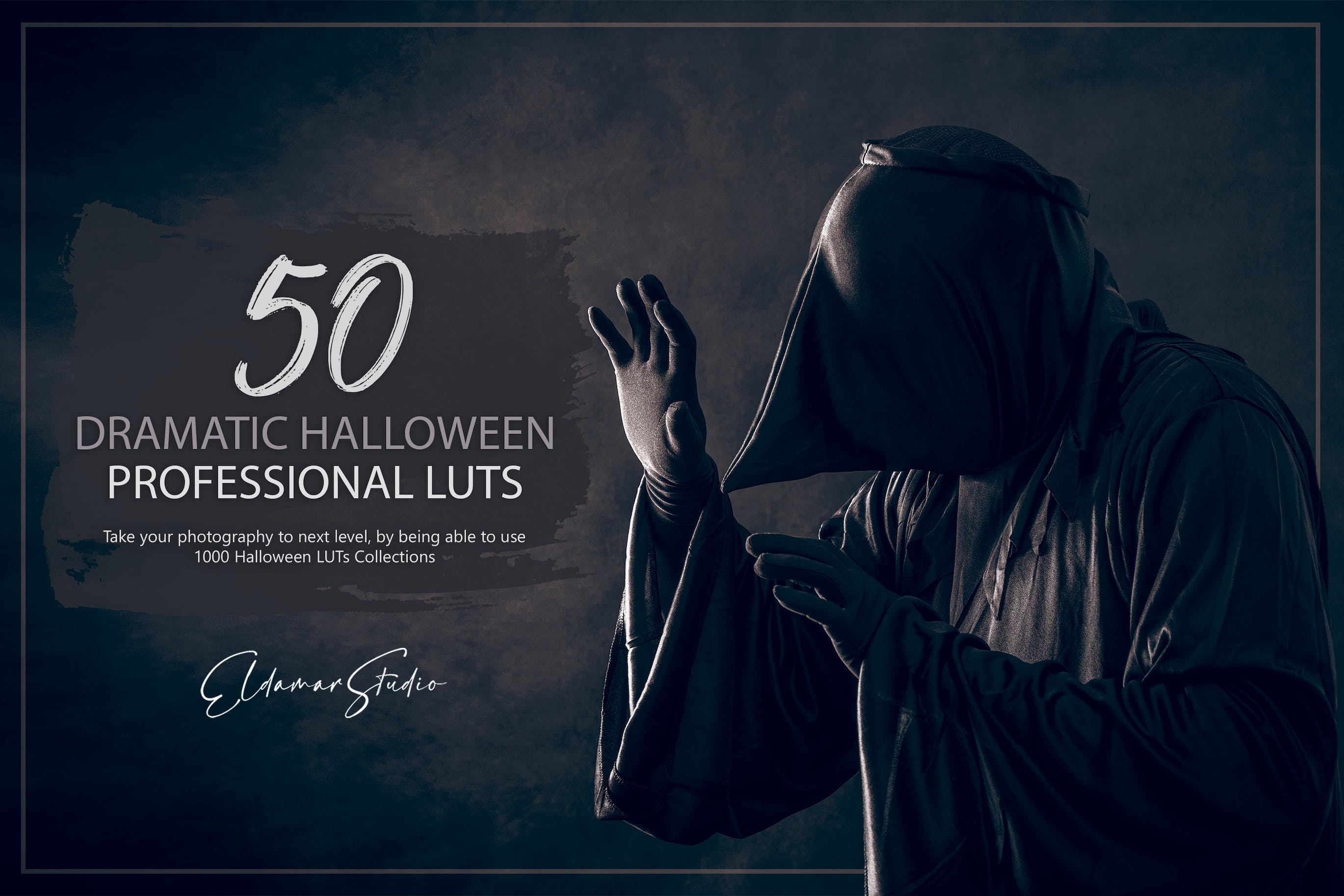 50款 戏剧性的万圣节调色预设 LUTs and Presets Pack