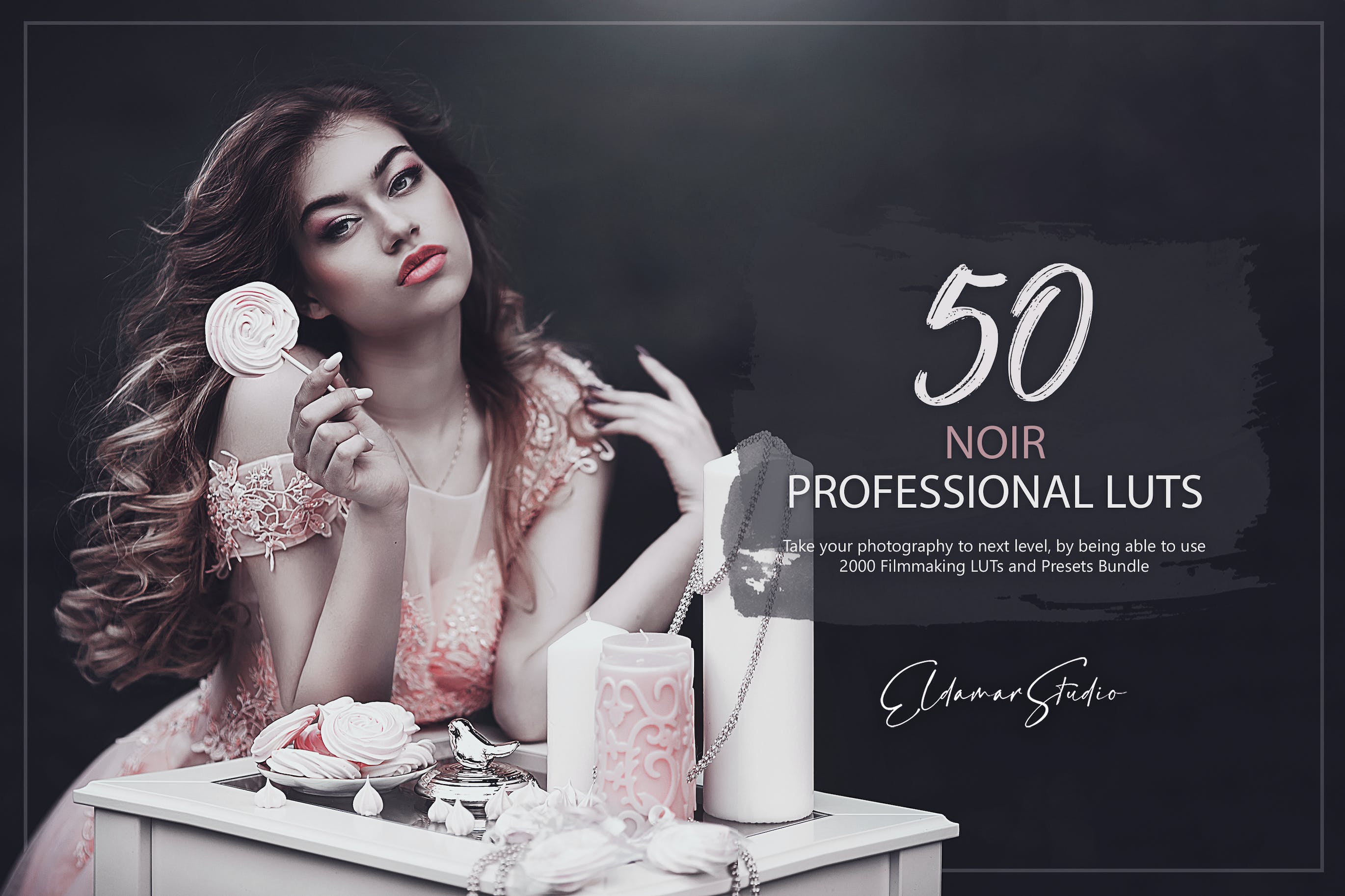 50款 黑色调色预设 LUTs and Presets Pack
