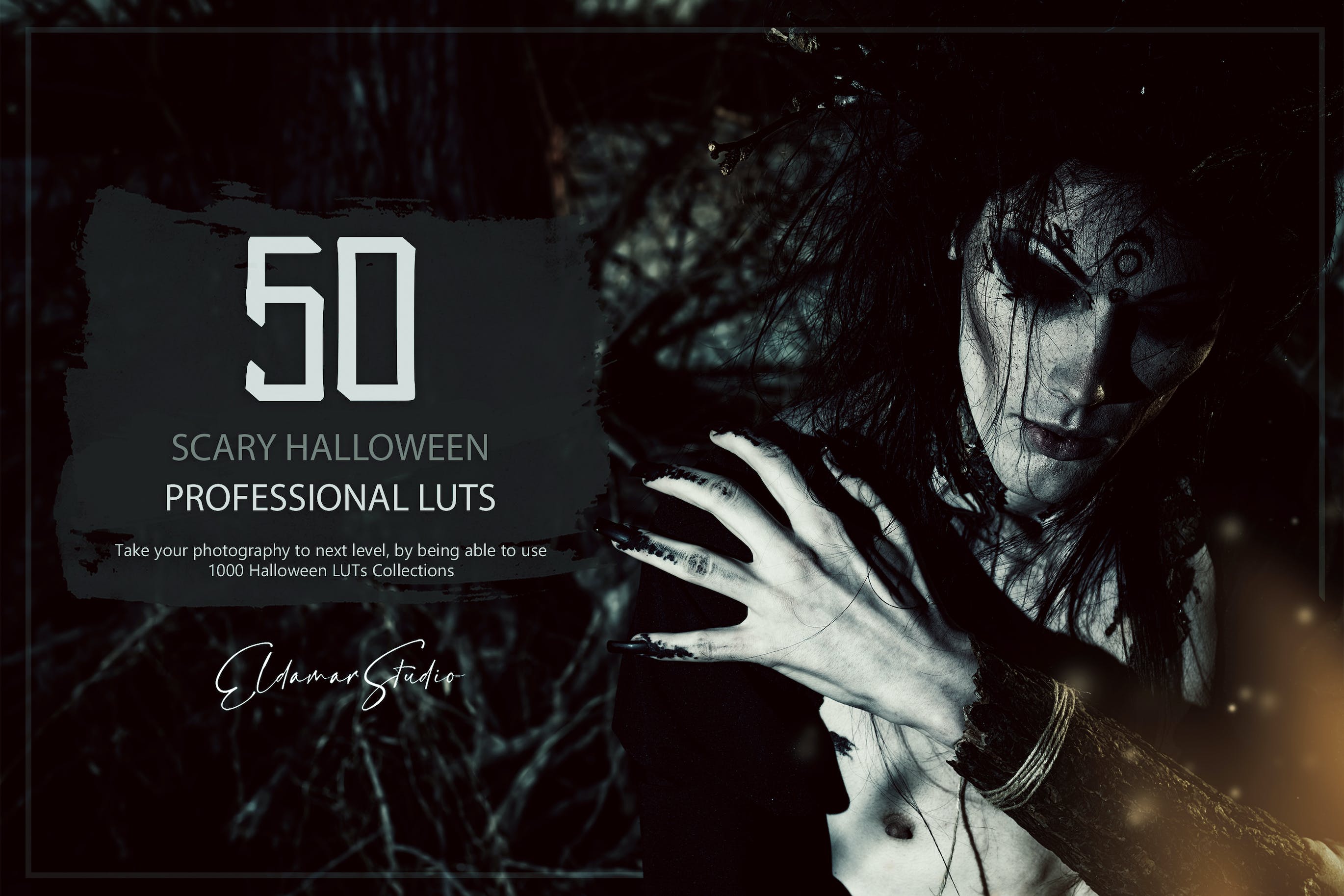 50款 可怕的万圣节调色预设 LUTs and Presets Pack