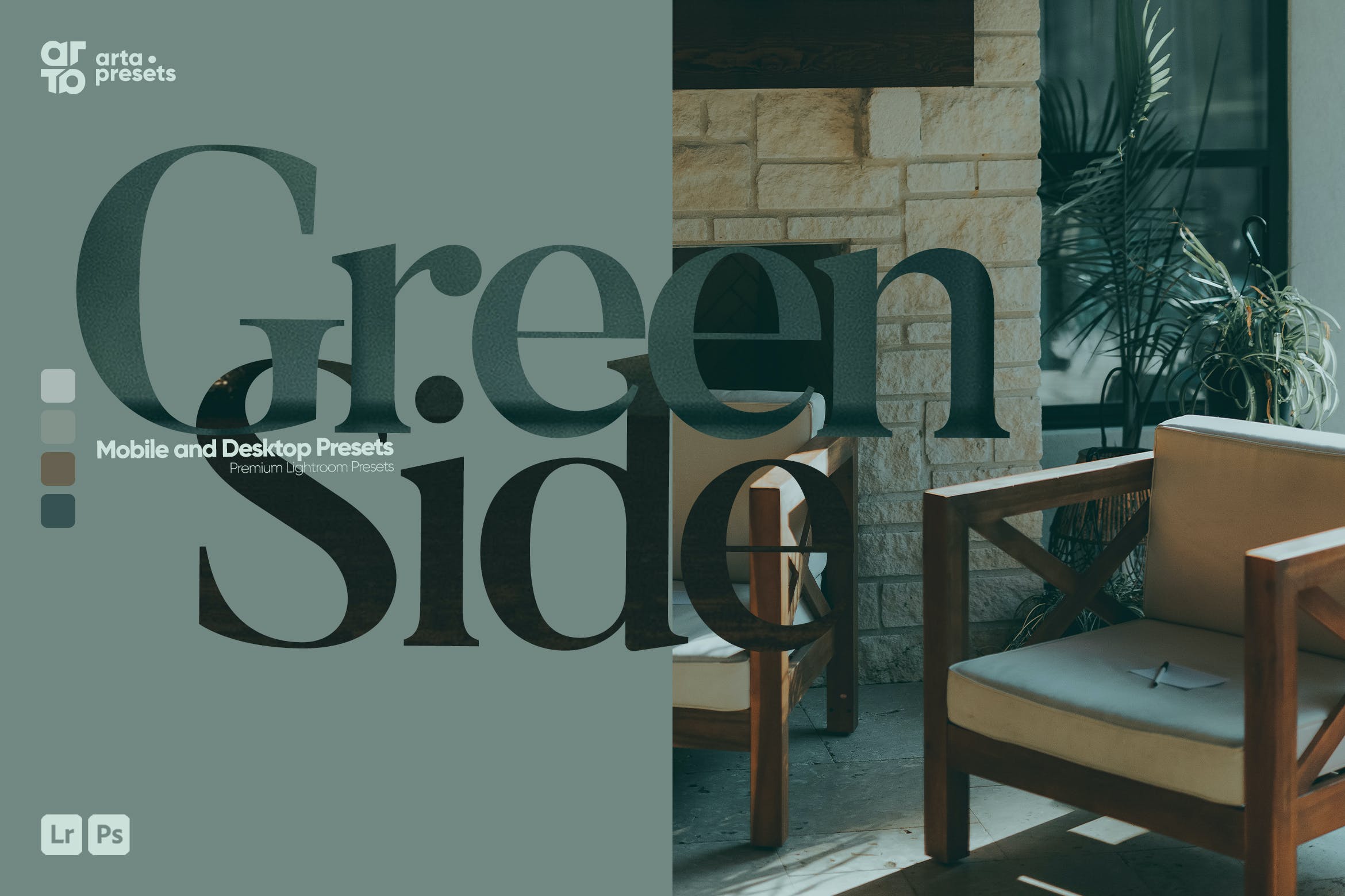 绿色调画面预设 ARTA Green Side Presets for Lightroom
