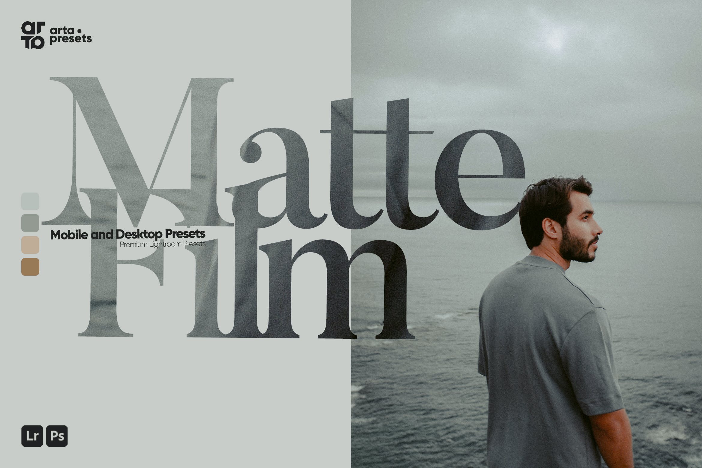 哑光胶片调色预设 ARTA Matte Film Presets for Lightroom