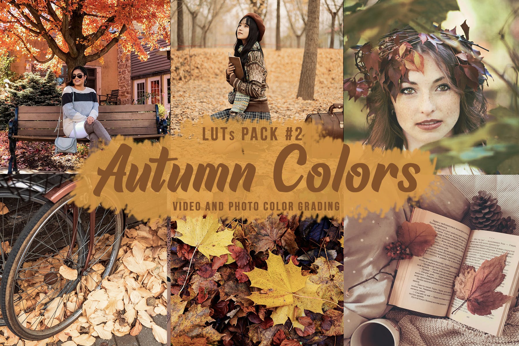 秋天的颜色调色预设 LUTs Pack#2
