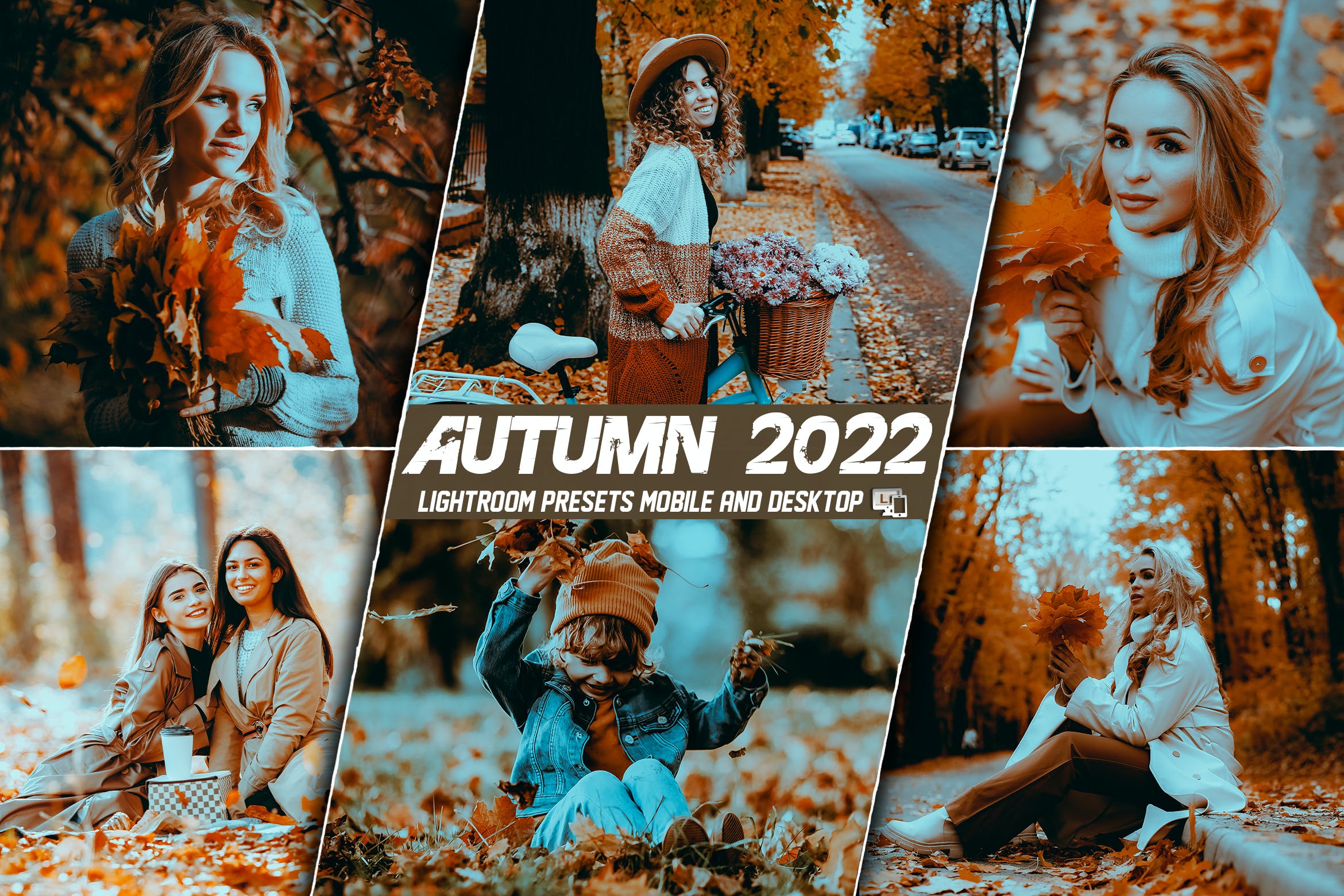 秋天喜怒无常的温暖调色预设 Lightroom Presets