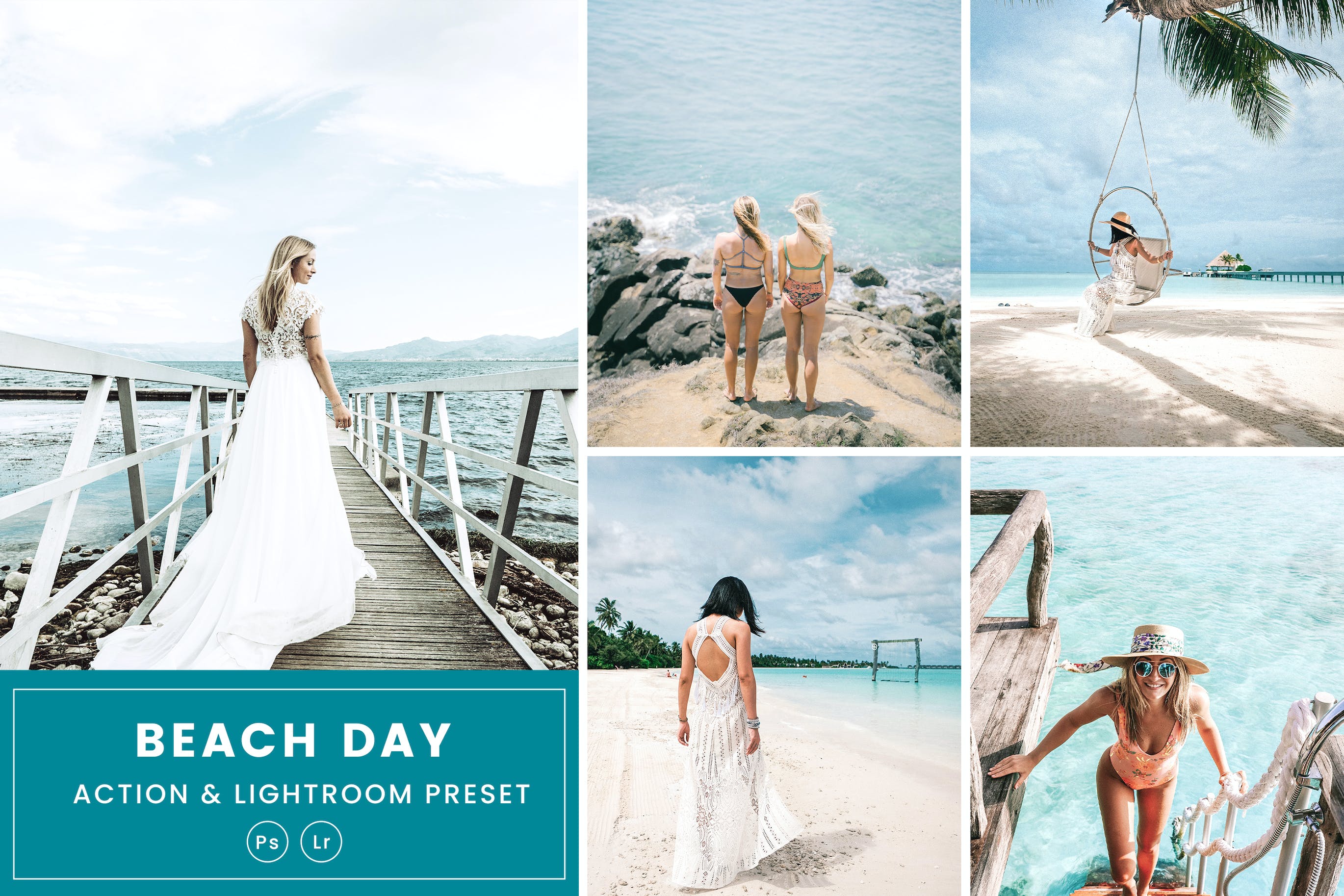 海滩日动作调色预设 Lightrom Presets