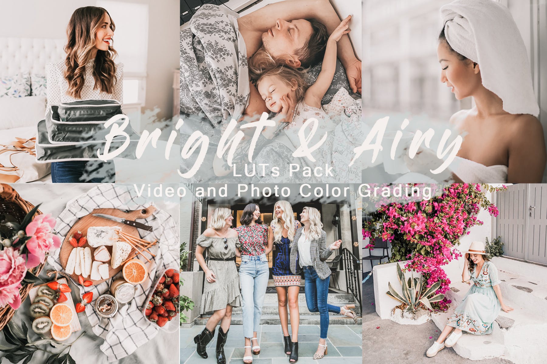 明亮调色预设 LUTs for Video and Photo