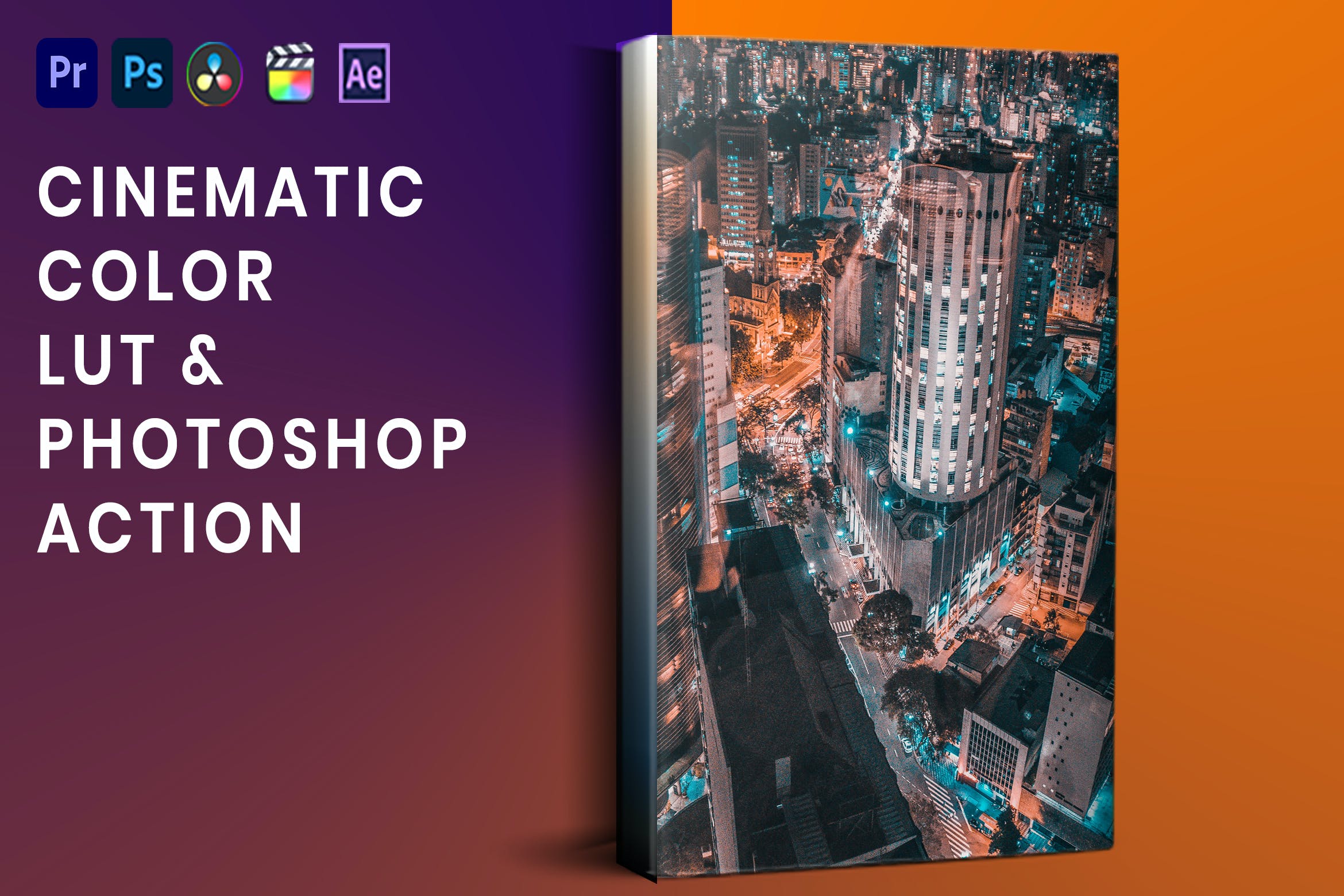 电影色彩调色预设 LUT & Photoshop 动作