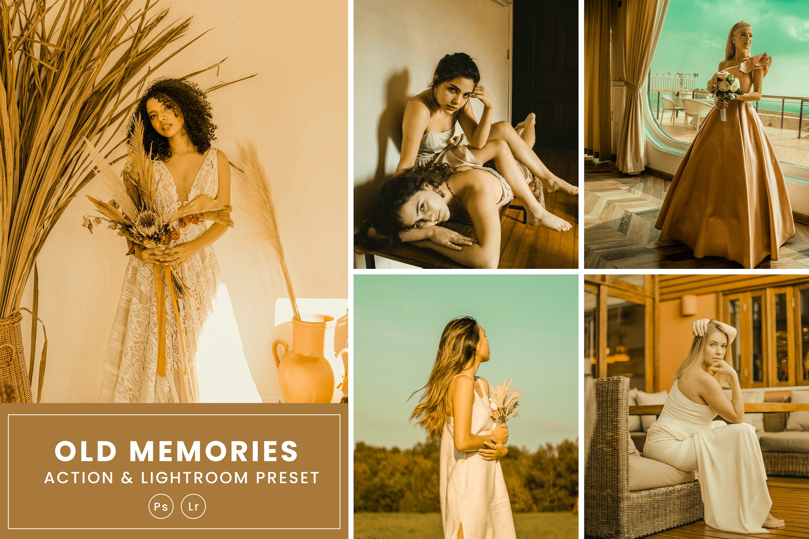 复古色调预设 Action & Lightrom Presets