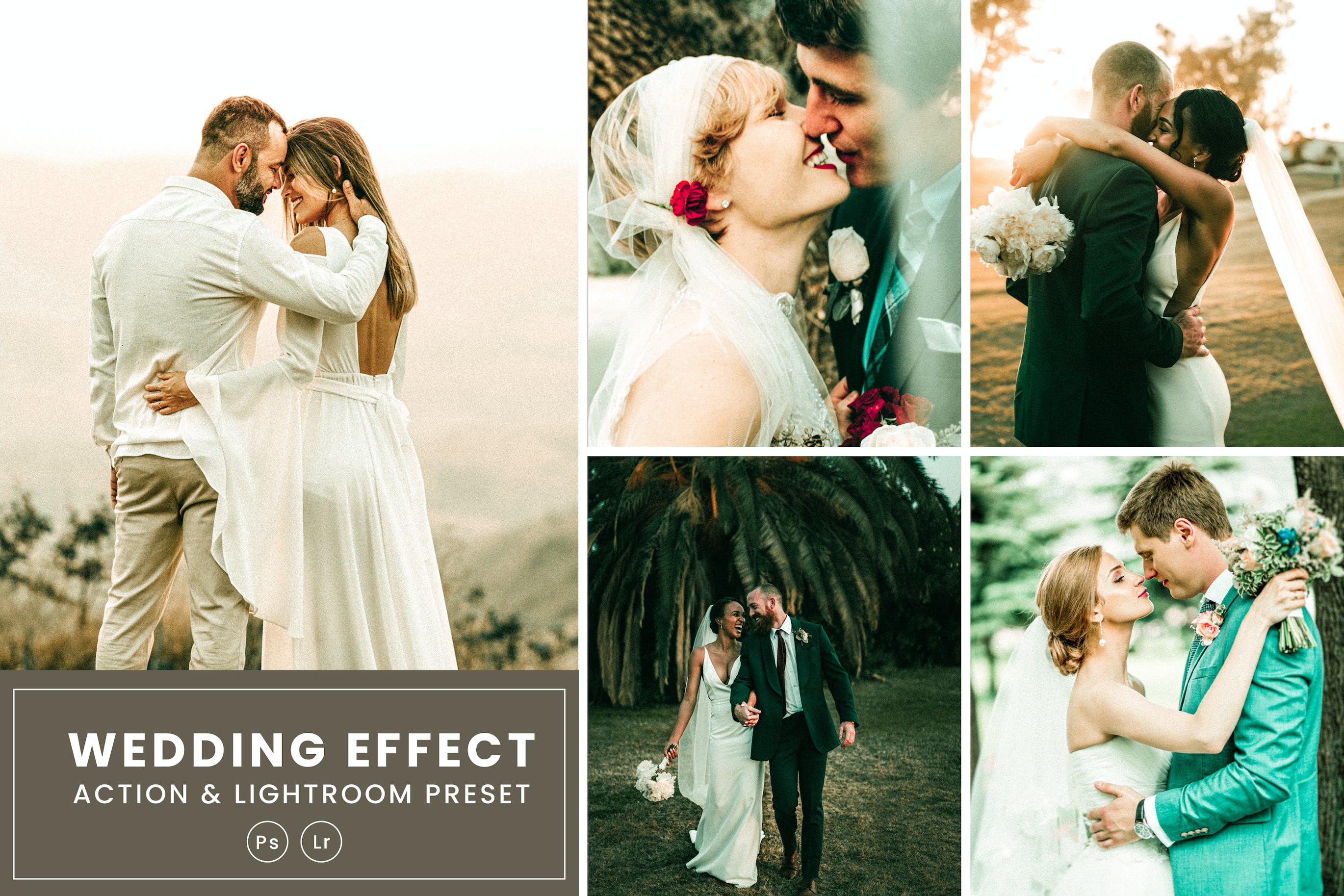婚礼效果预设 Action & Lightrom Presets