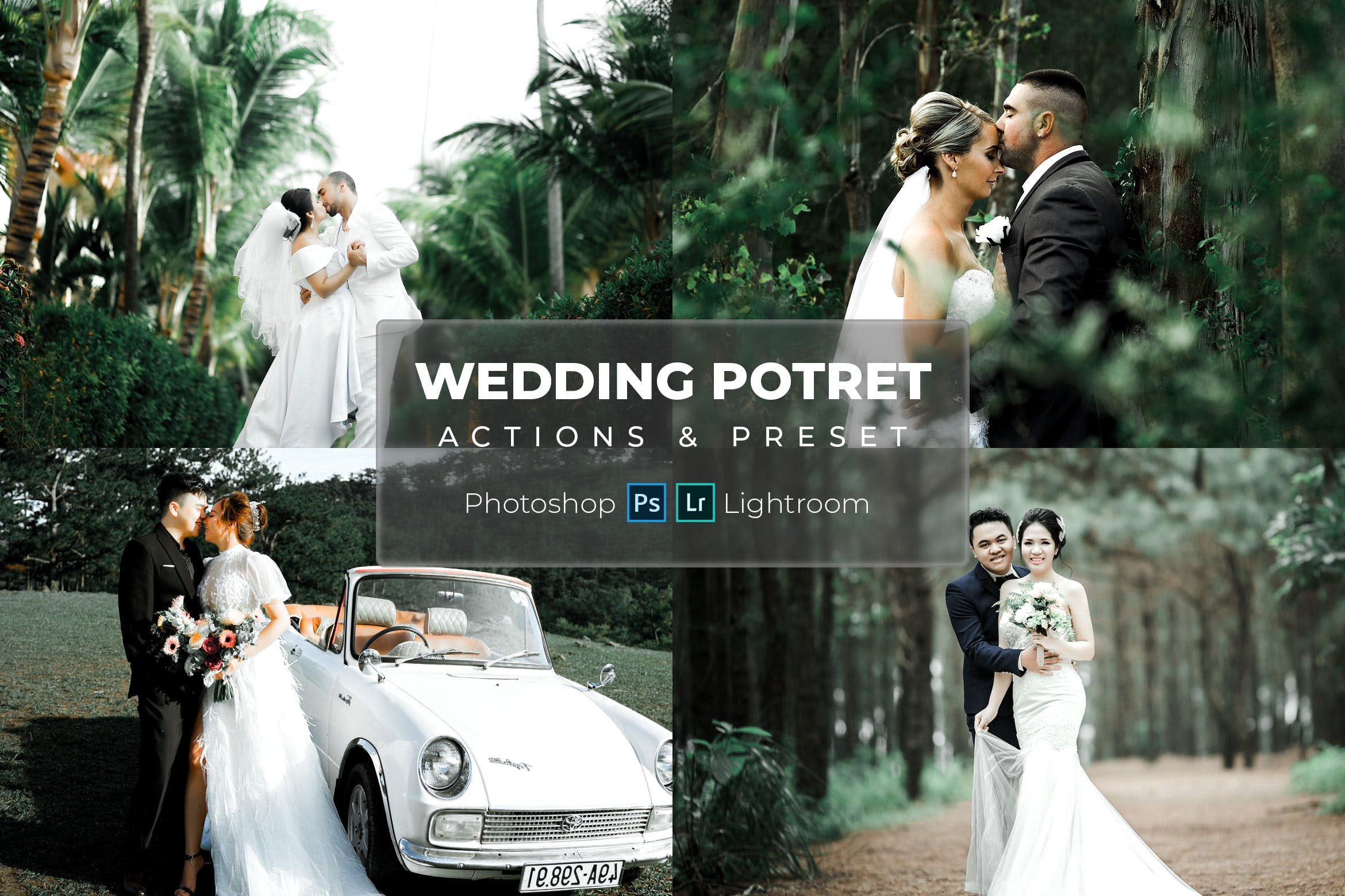 绿色森林色调预设 Presets & Actions Lightroom