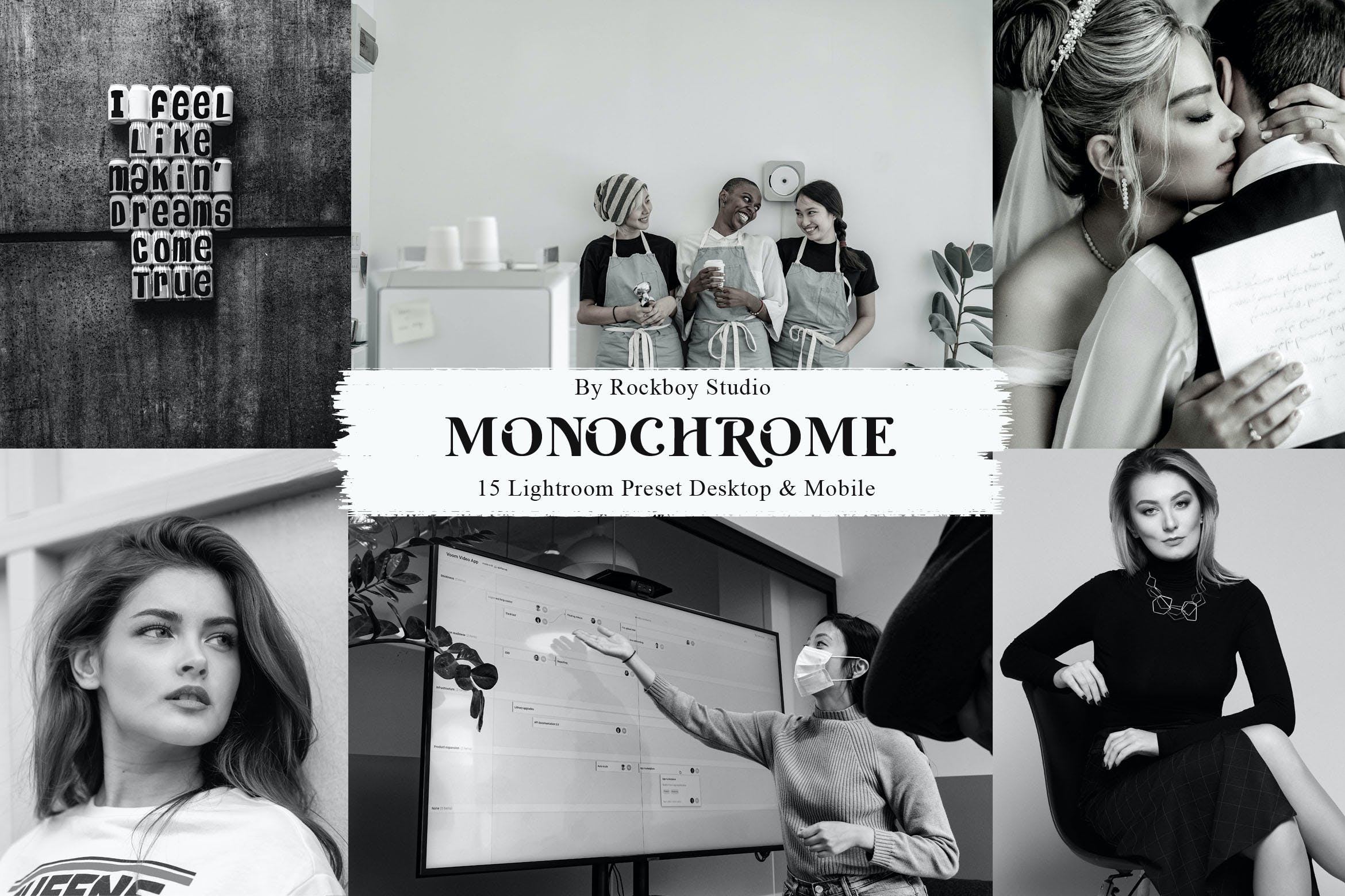 15 个单色 Lightroom 预设 15 Monochrome Lightroom Presets