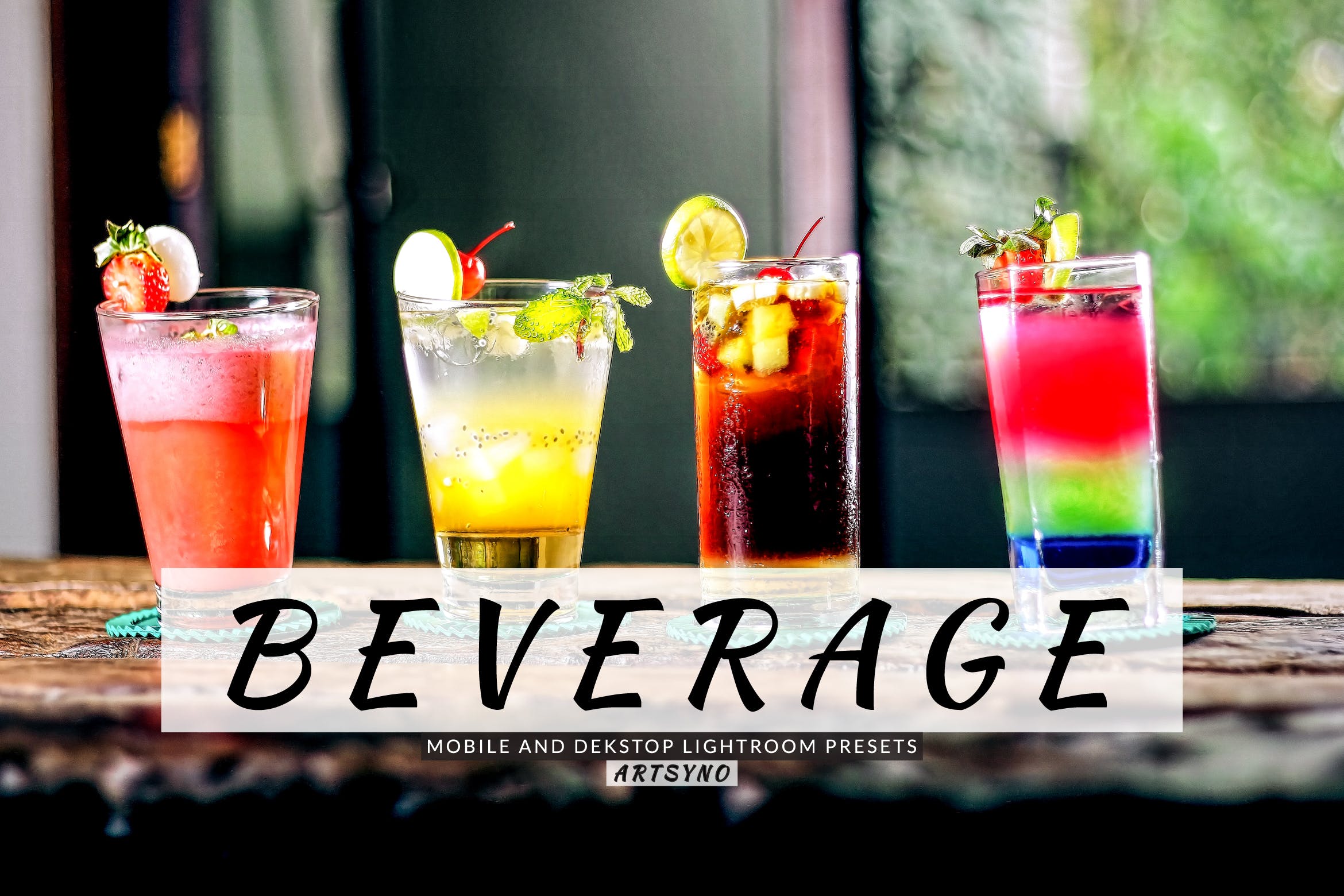 高品质饮料摄影预设 Lightroom Presets Dekstop and Mobile