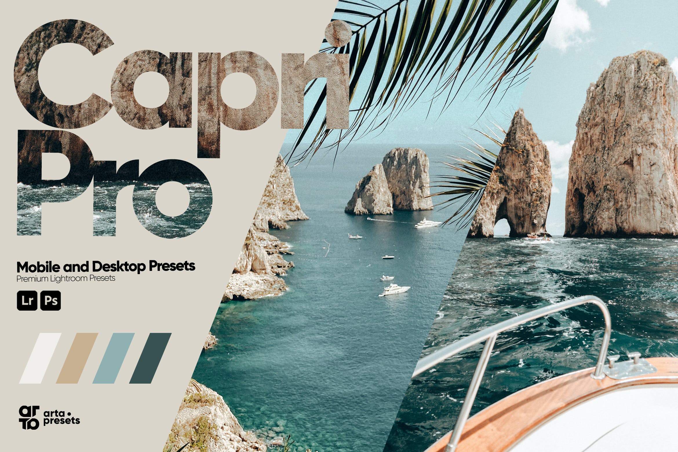 ARTA – Lightroom 的卡普里风景预设
