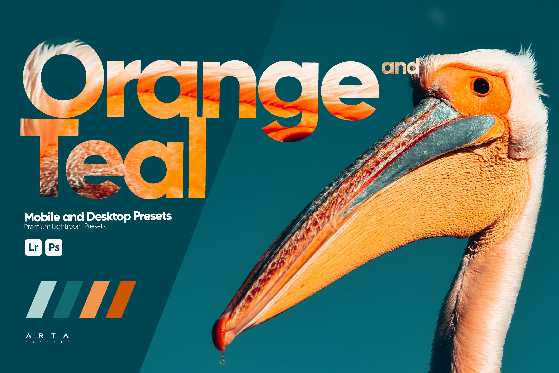ARTA – Lightroom 的橙色和青色预设