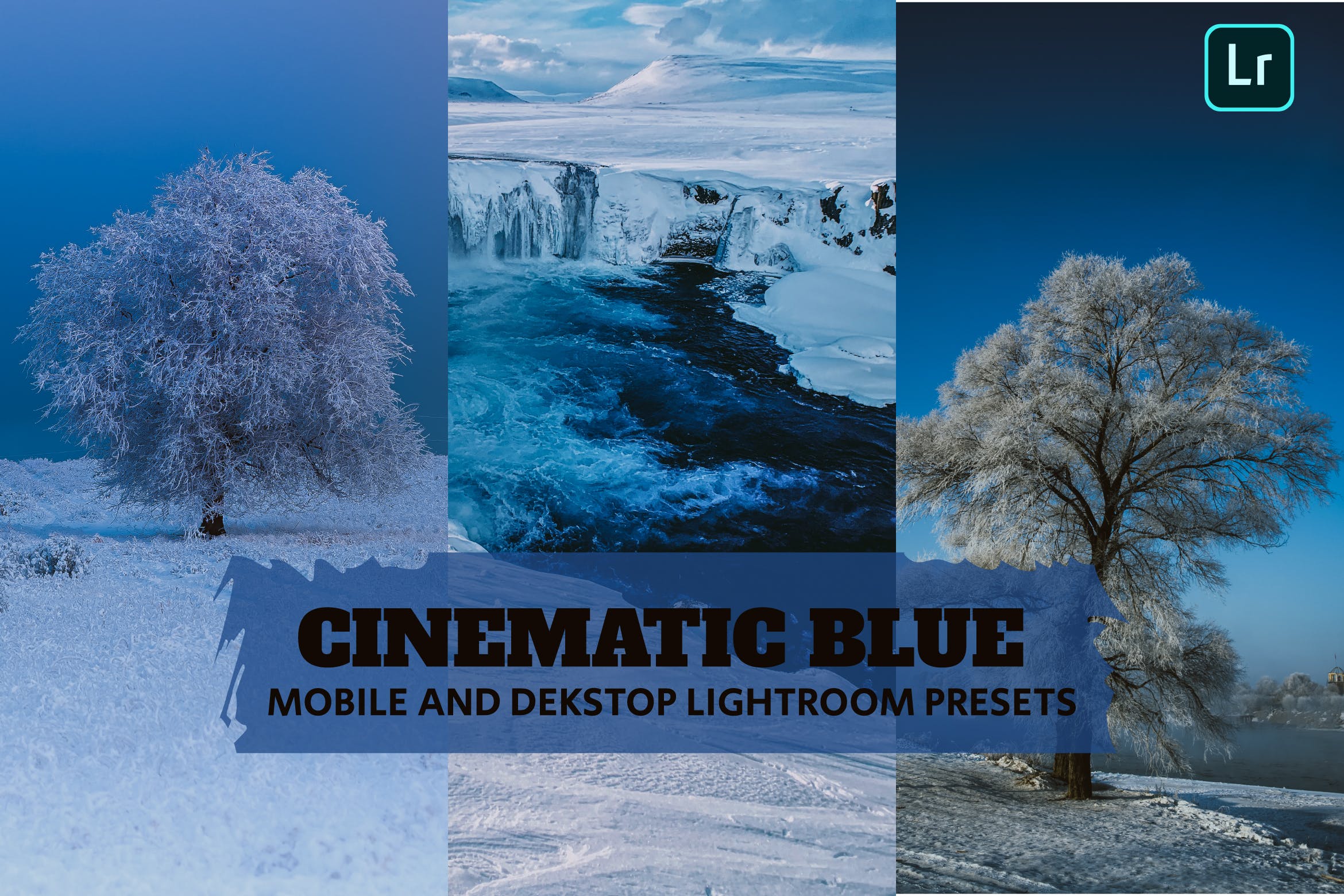 高品质电影蓝色 Lightroom 预设 Presets Dekstop Mobile