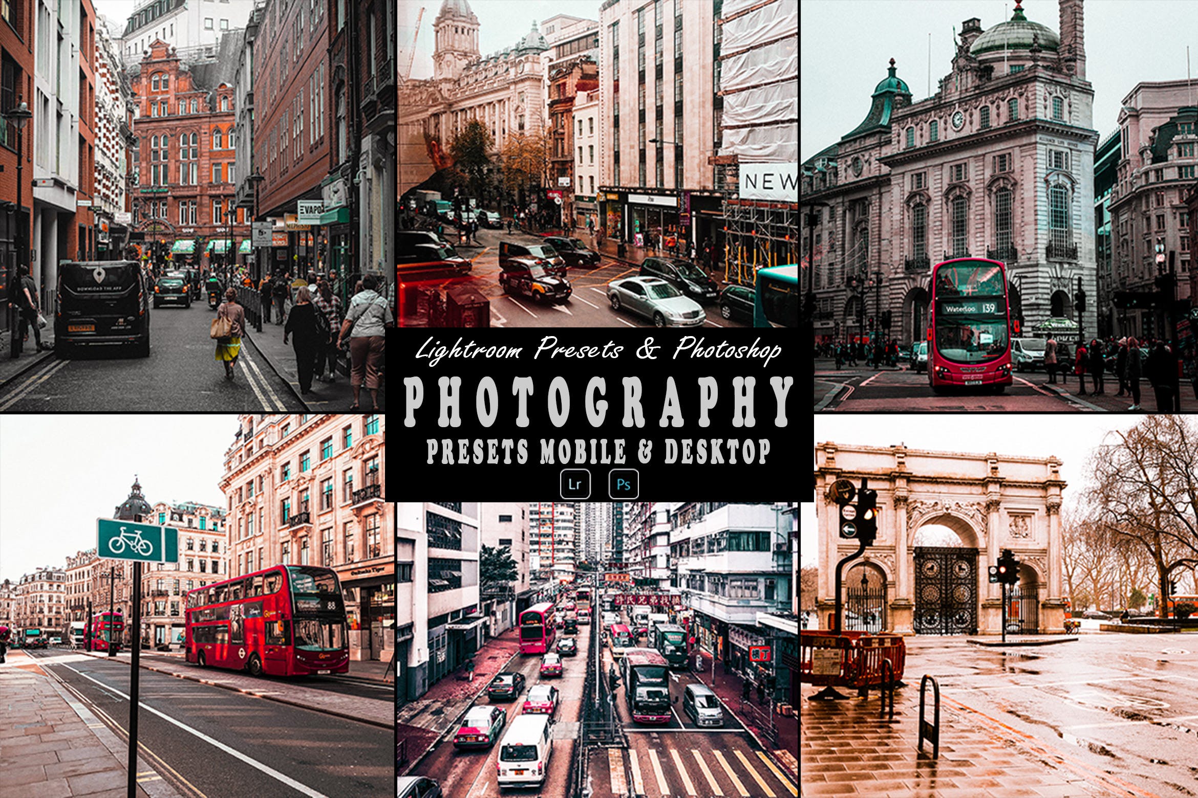 城市生活摄影预设 Photoshop & Lightrom Presets