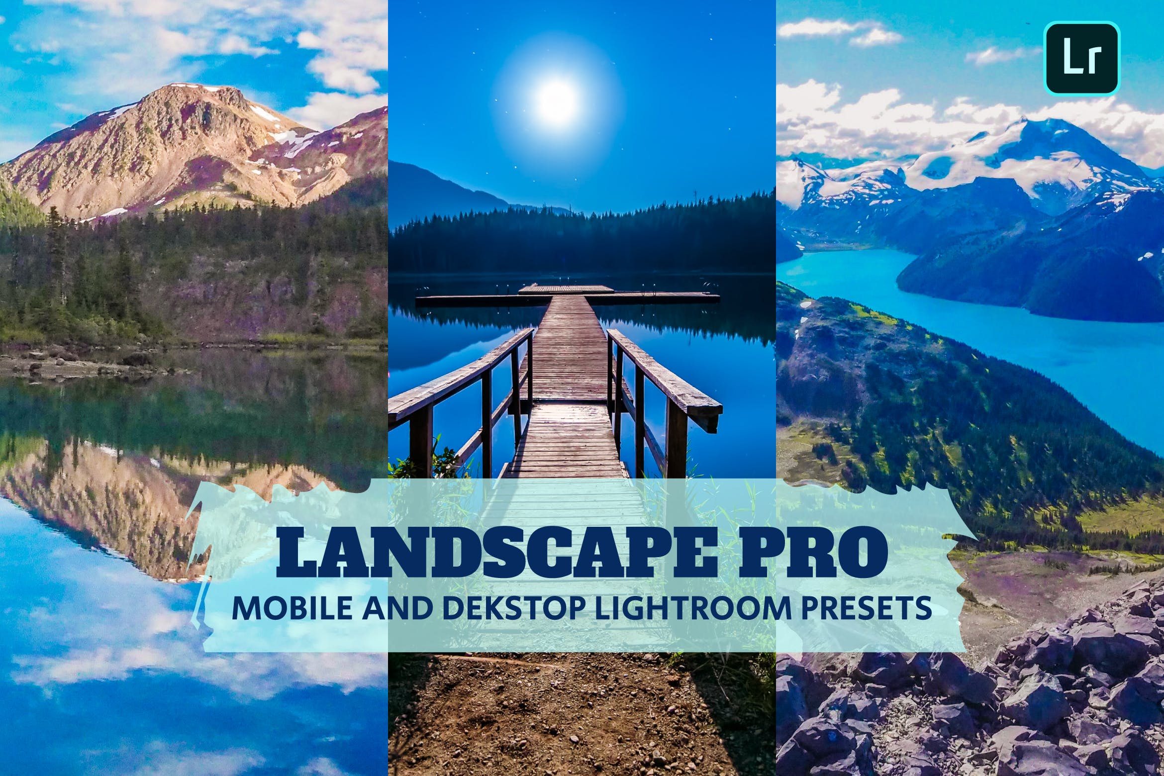 蓝色色调风景预设 Lightroom Presets Dekstop Mobile