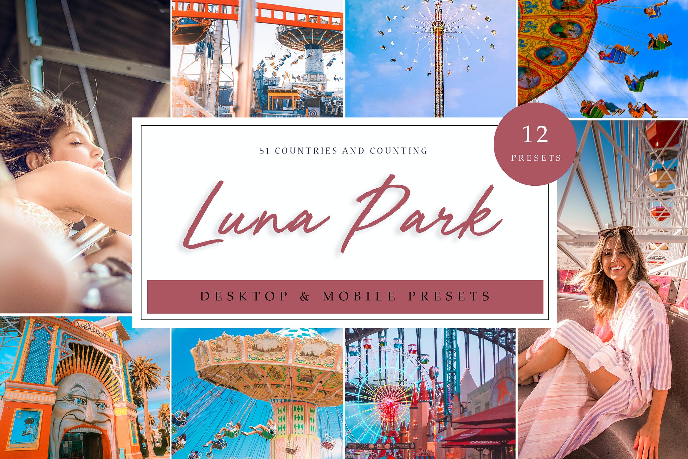月神公园摄影预设 Lightroom Presets  Luna Park