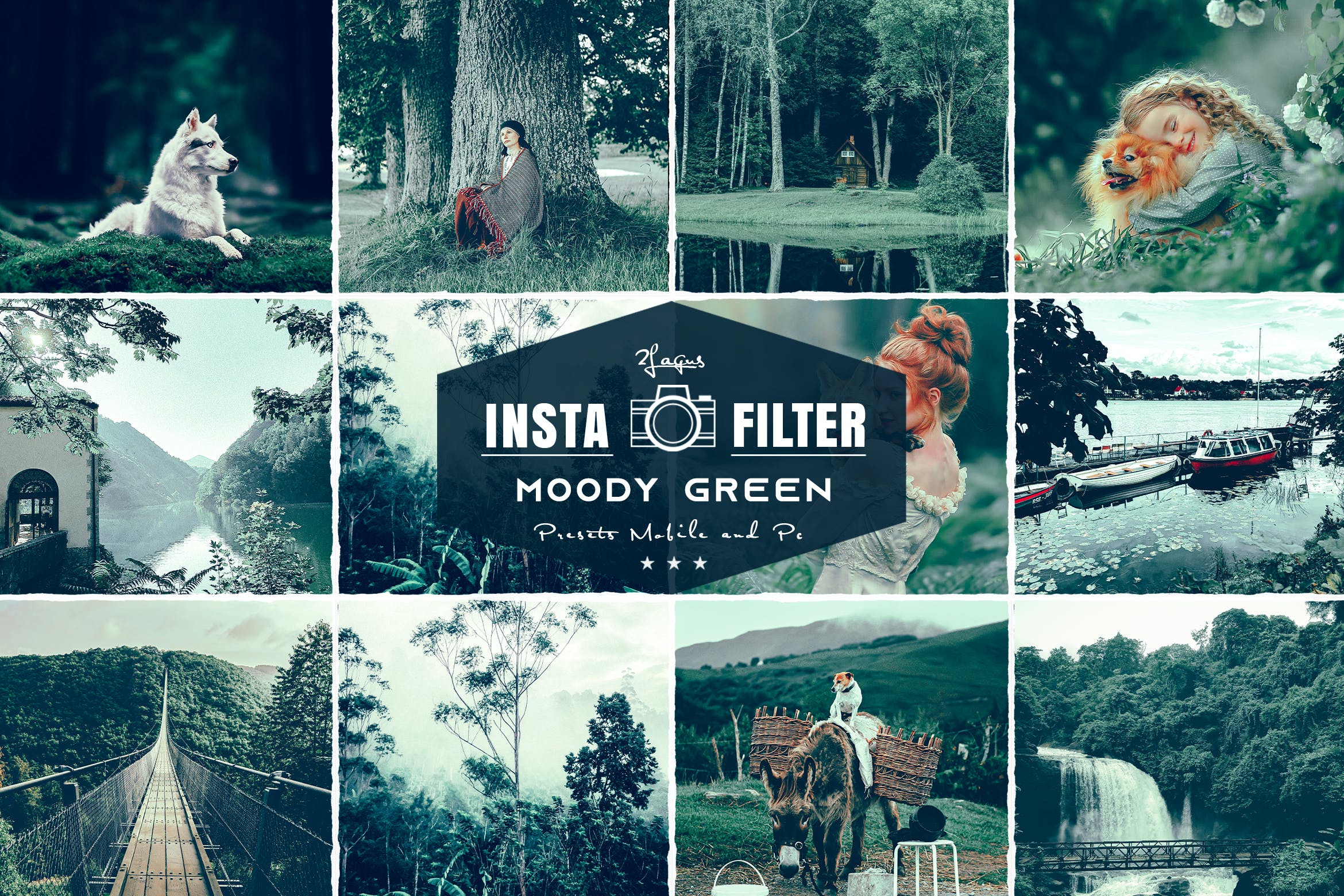 喜怒无常的绿色色调电影预设 Lightroom Presets