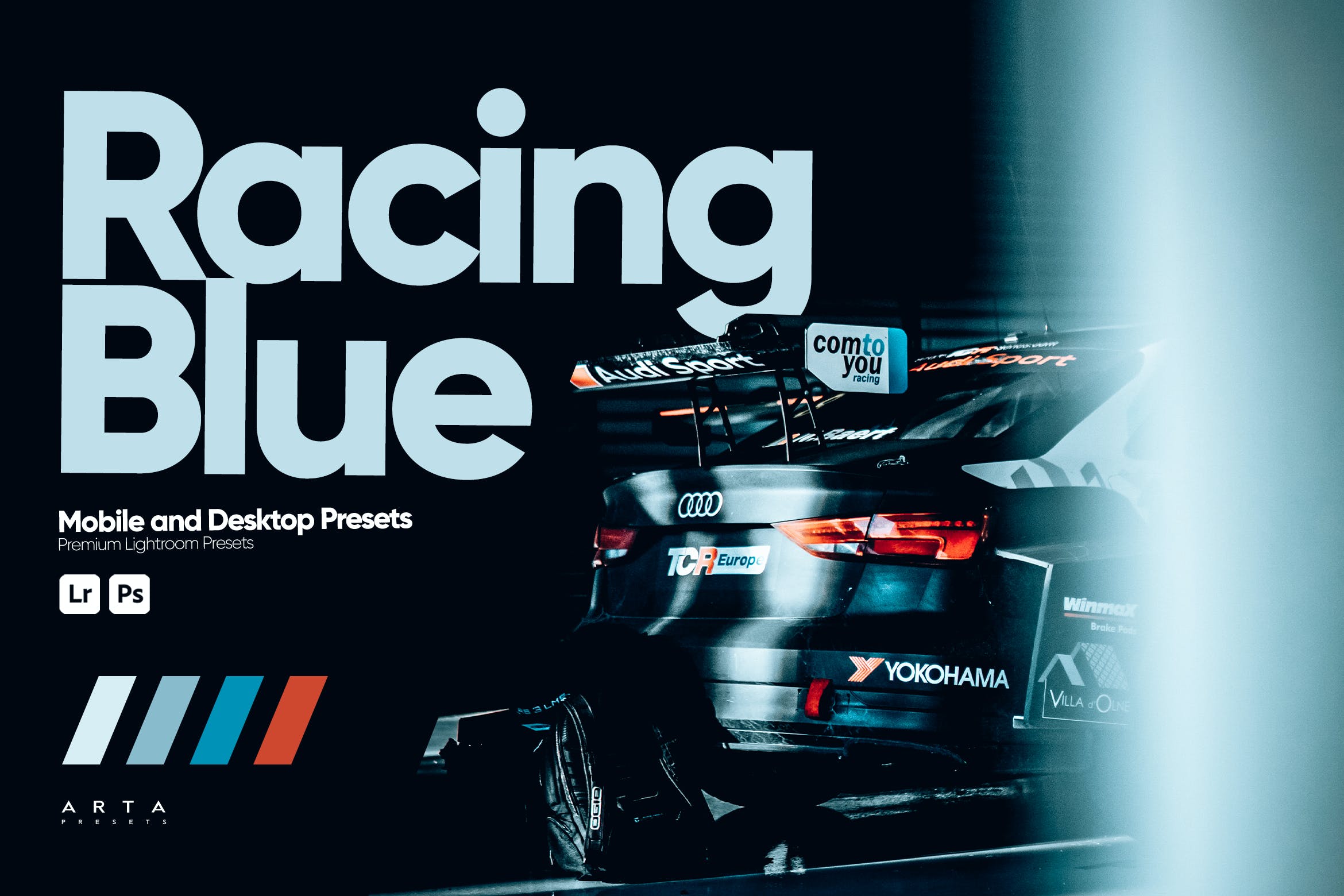 ARTA – 适用于 Lightroom 的赛车蓝色预设