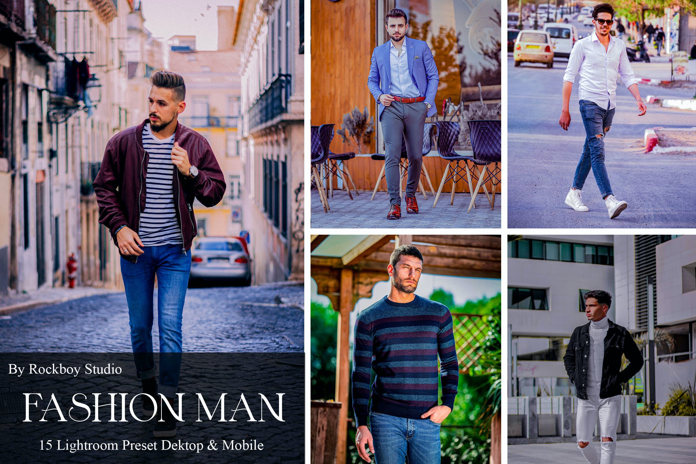15款 Fashion Man Lightroom Presets