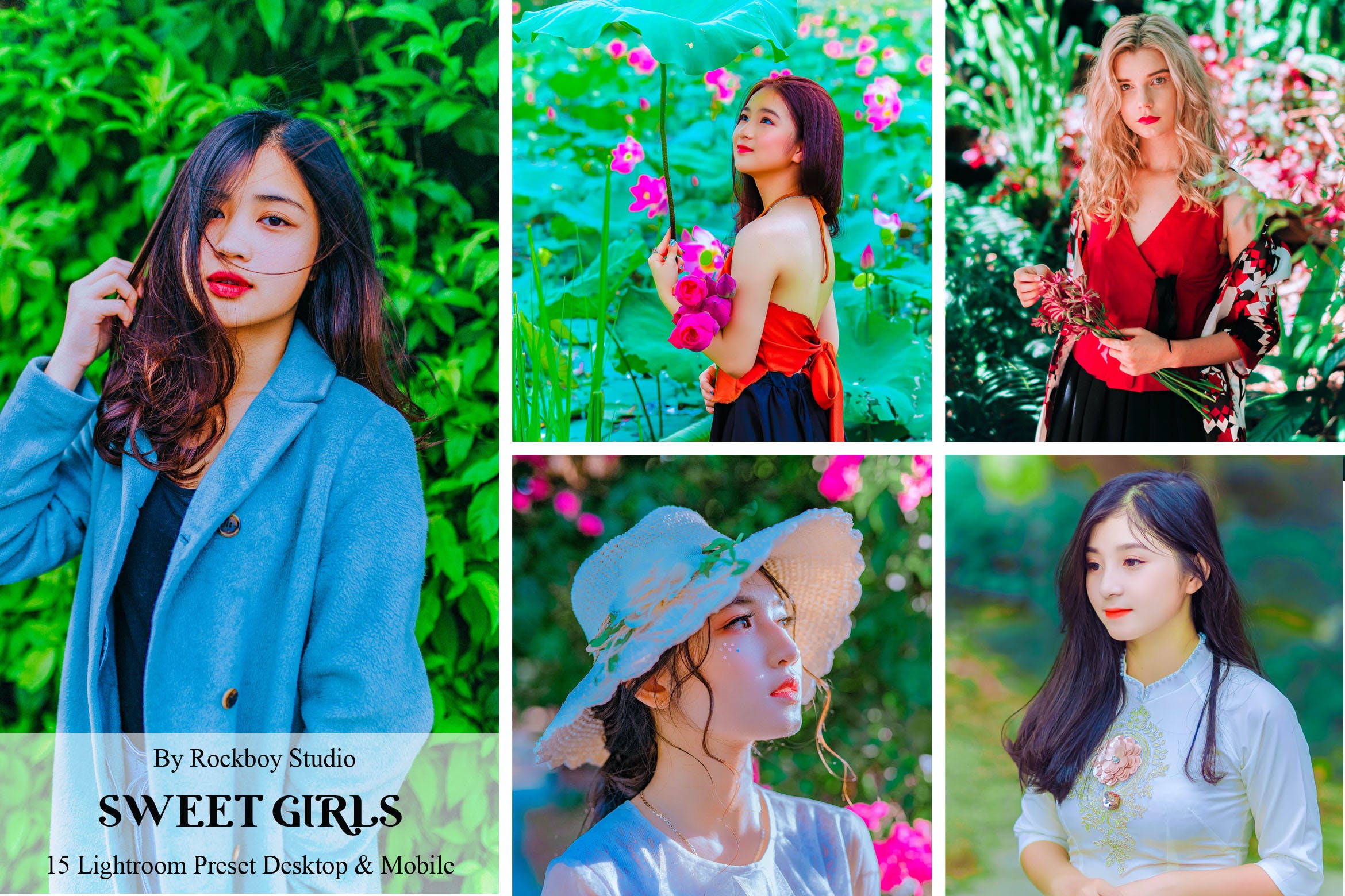 15款 Sweet Girls Lightroom Presets