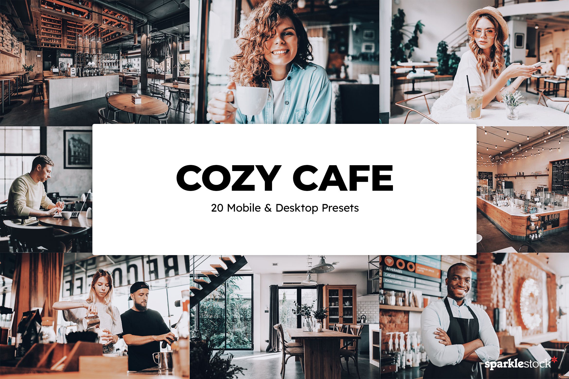 20款 Cozy Cafe Lightroom Presets & LUTs