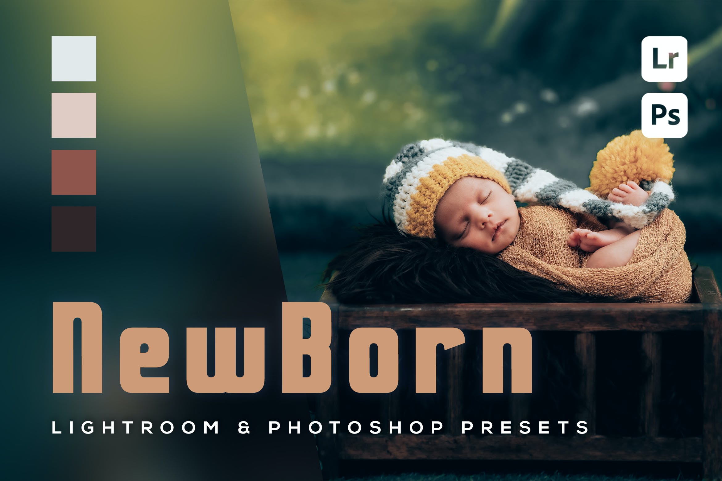 6 NewBorn Lightroom and Photoshop Presets