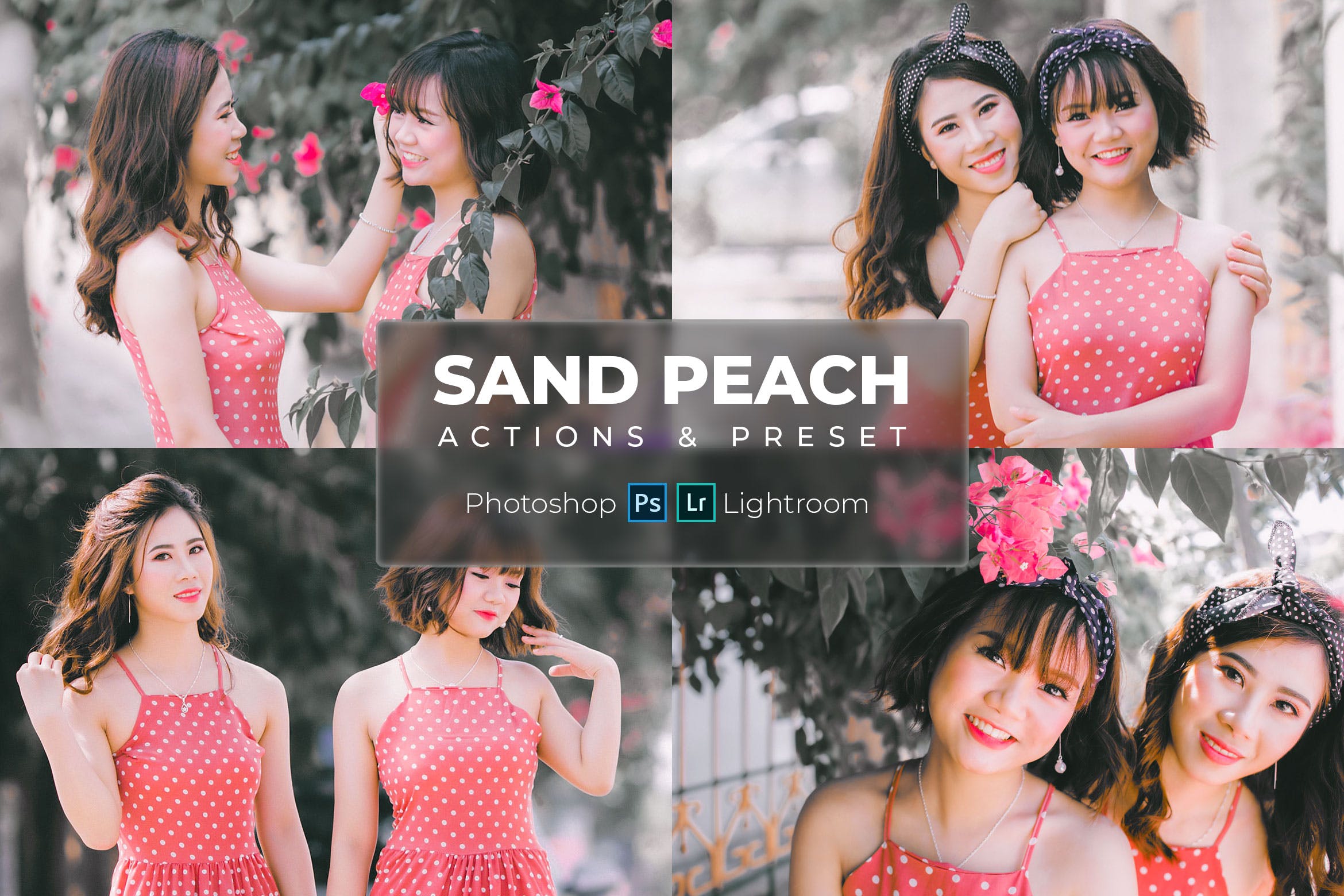 Actions & Presets   Sand Peach Style
