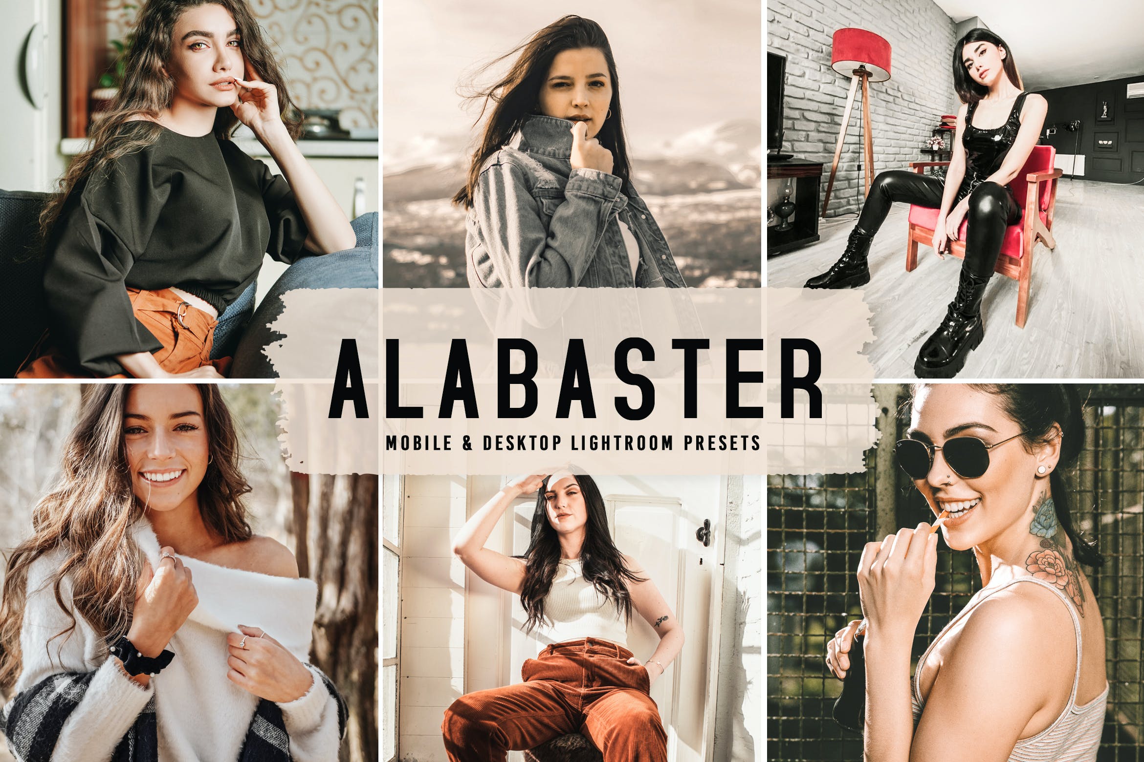 雪花石膏调色预设 Alabaster Mobile & Desktop Lightroom Presets