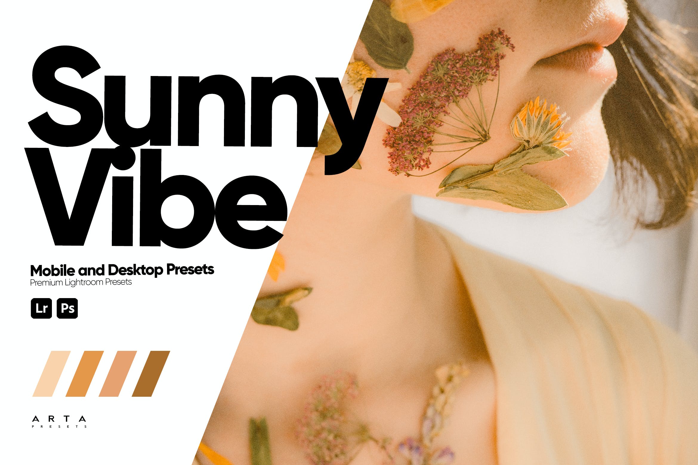 阳光氛围调色预设 ARTA   Sunny Vibe Presets for Lightroom