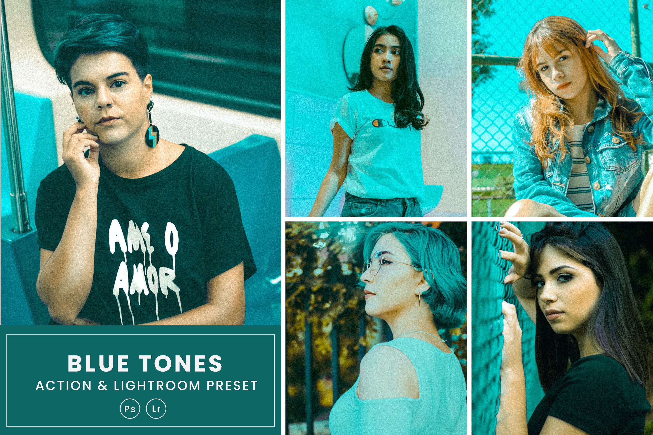 Blue Tones Action & Lightrom Presets