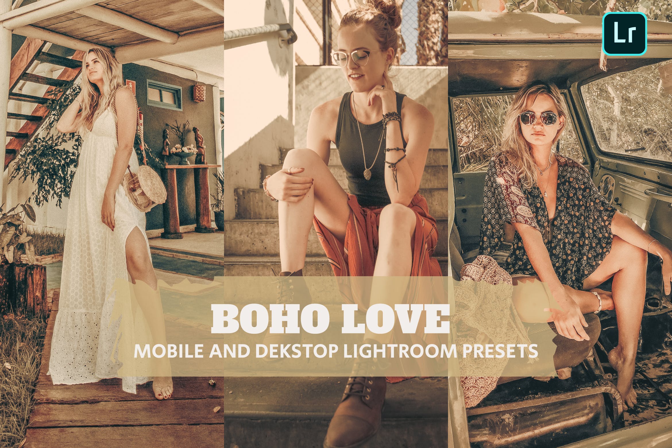 波西米亚爱情调色预设 Boho Love Lightroom Presets Dekstop and Mobile