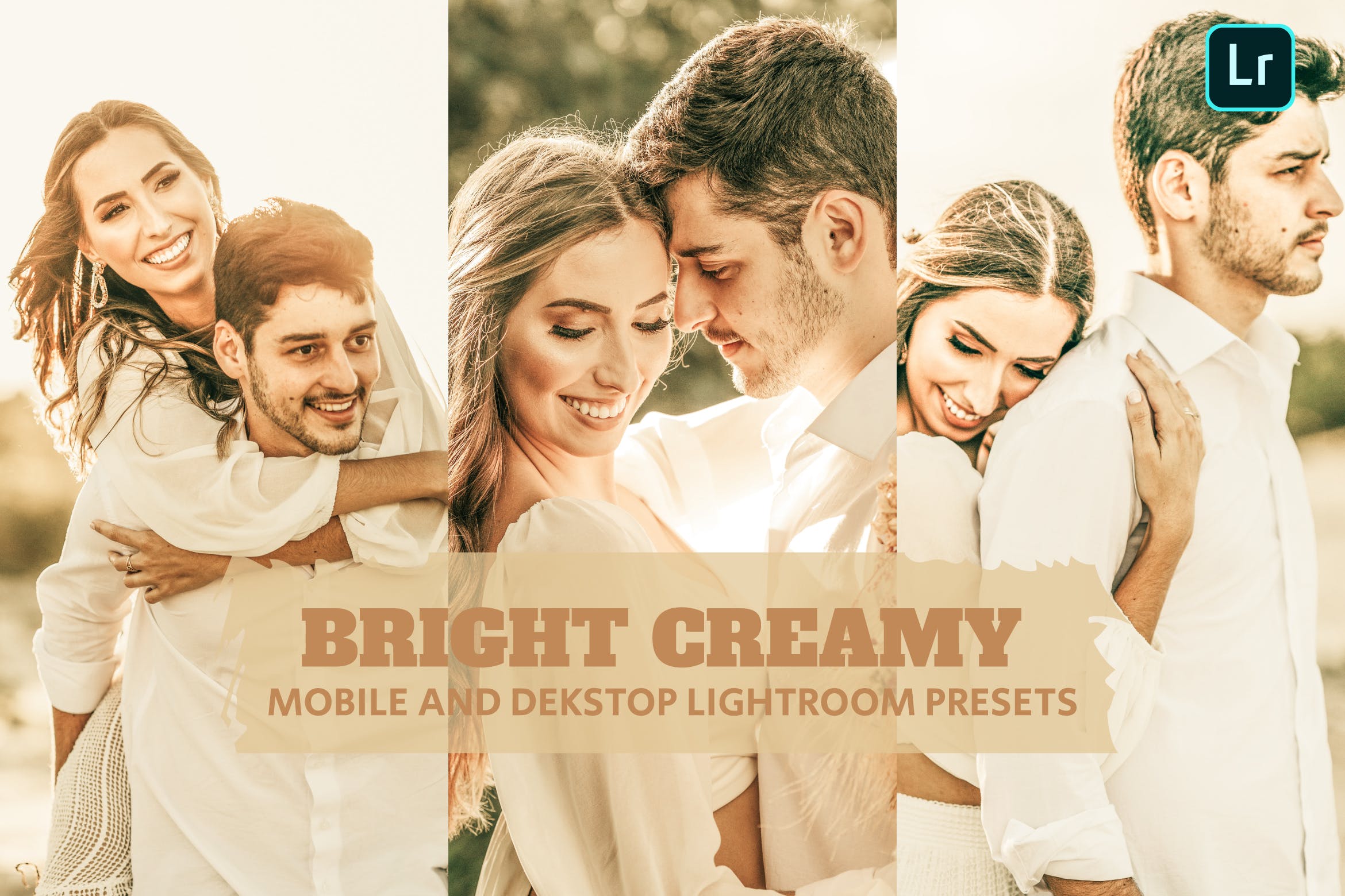 明亮的奶油调色预设 Bright Creamy Lightroom Presets Dekstop and Mobile