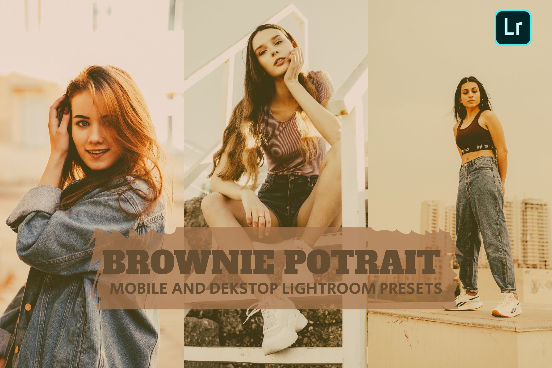 布朗尼波特雷特调色预设 Brownie Potrait Lightroom Presets Dekstop Mobile