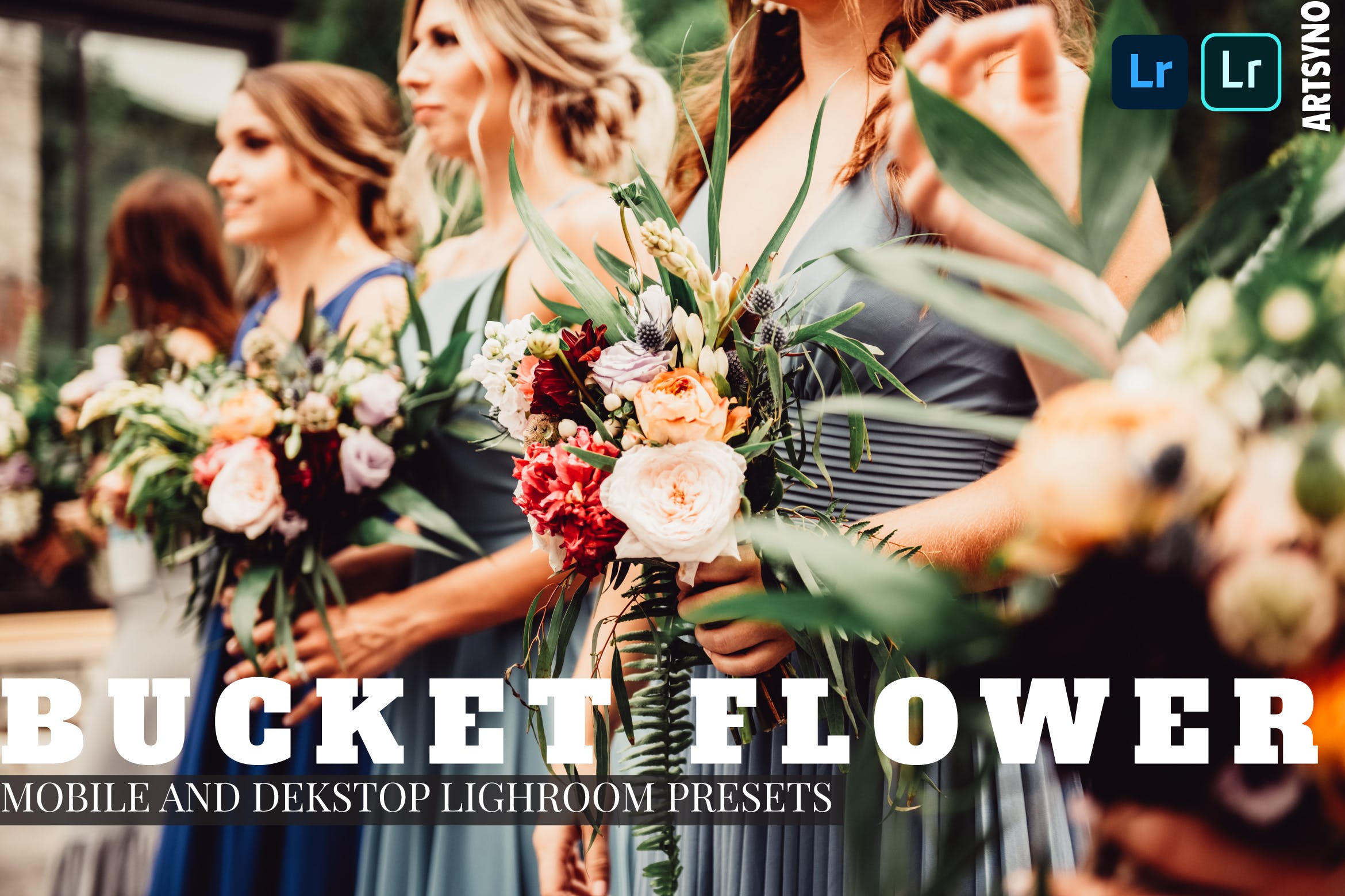 花调色预设 Bucket Flower Lightroom Presets Dekstop and Mobile