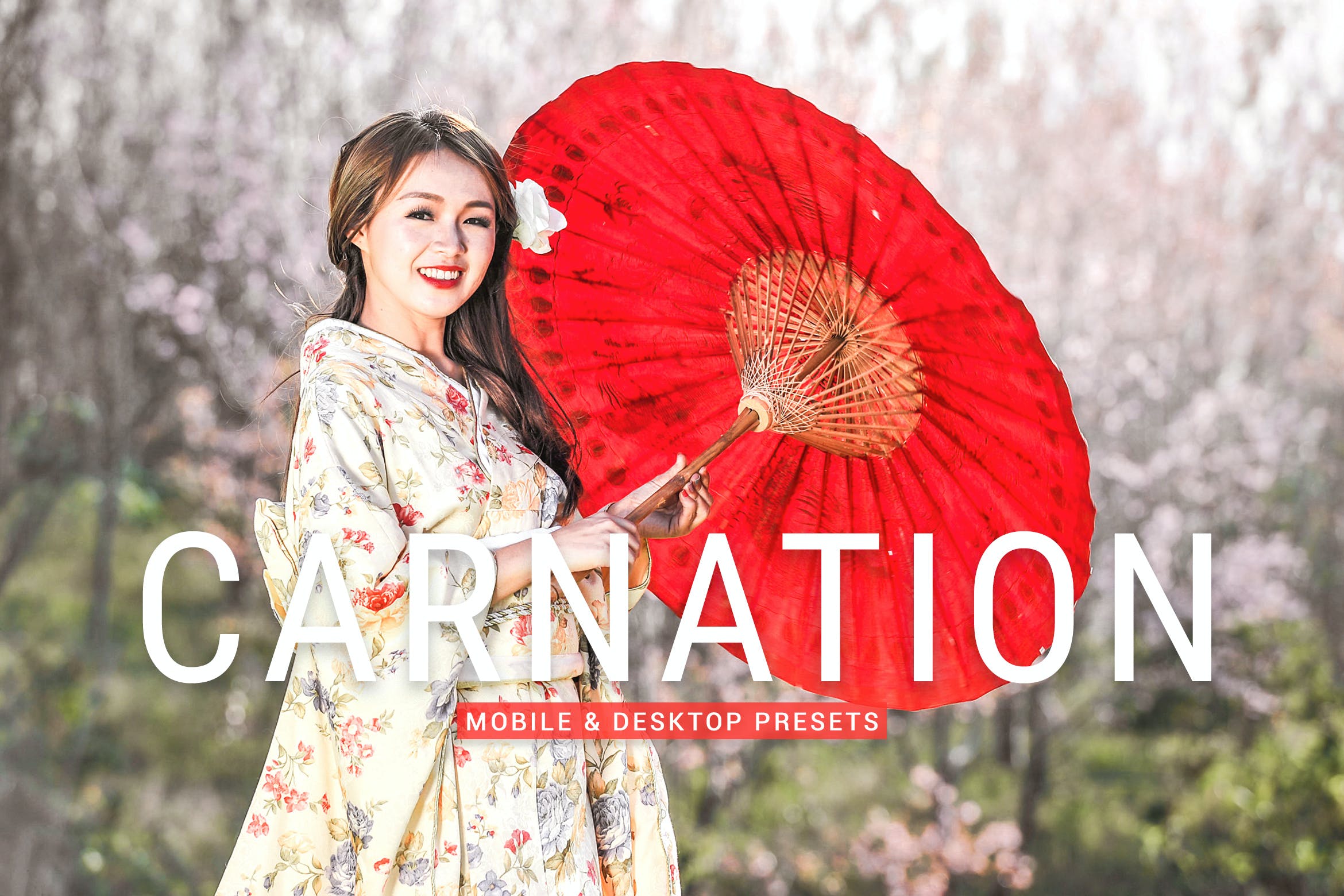康乃馨调色预设 Carnation Mobile & Desktop Lightroom Presets