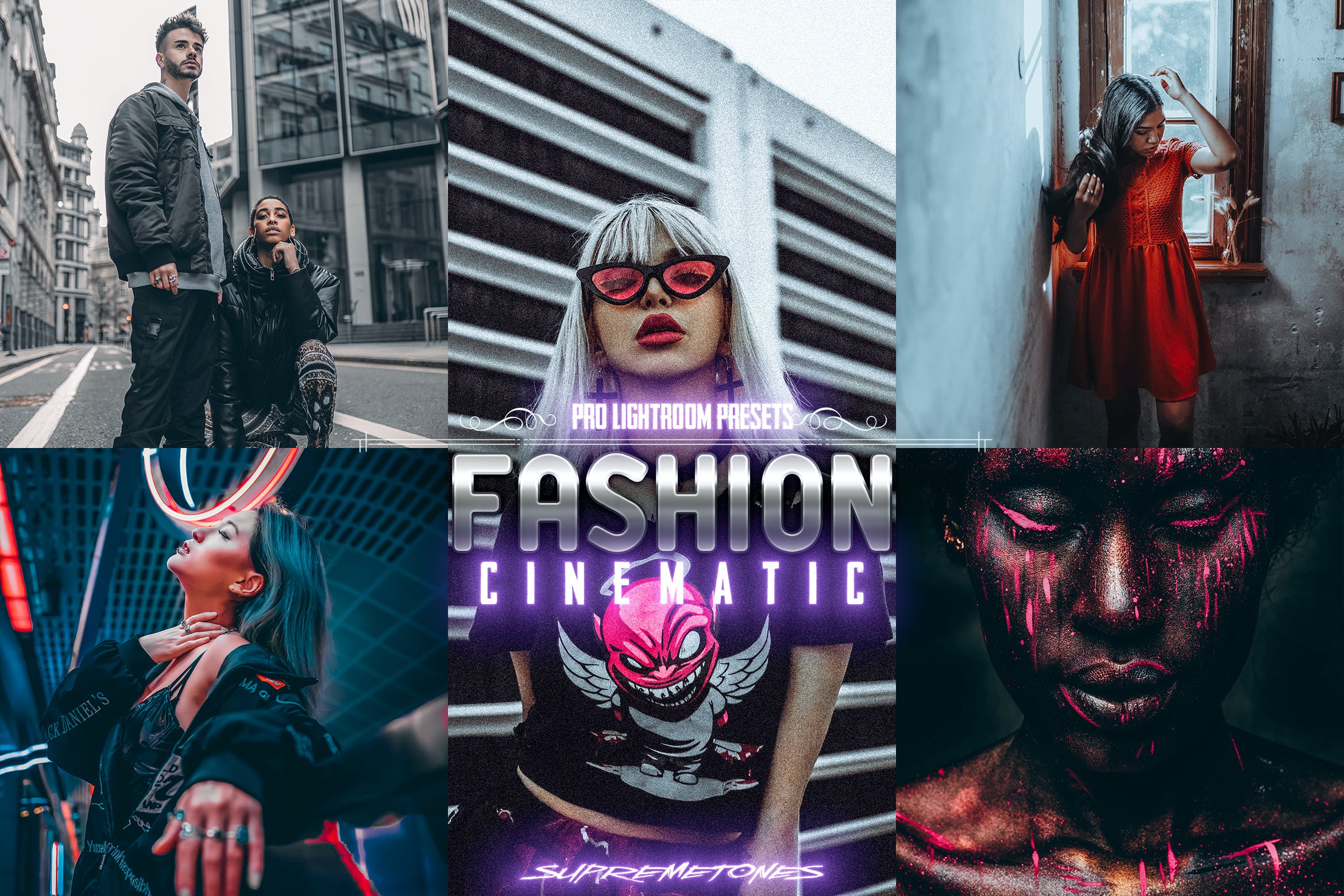 电影时尚调色预设 Cinematic Fashion Lightroom Presets