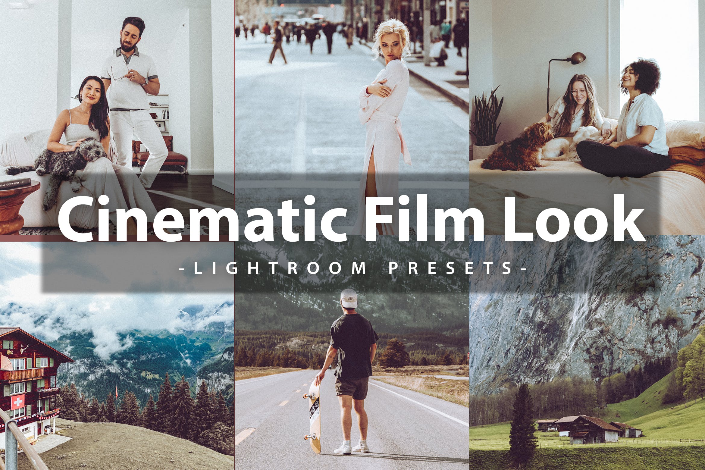 电影胶片外观调色预设 Cinematic Film Look Lightroom Presets
