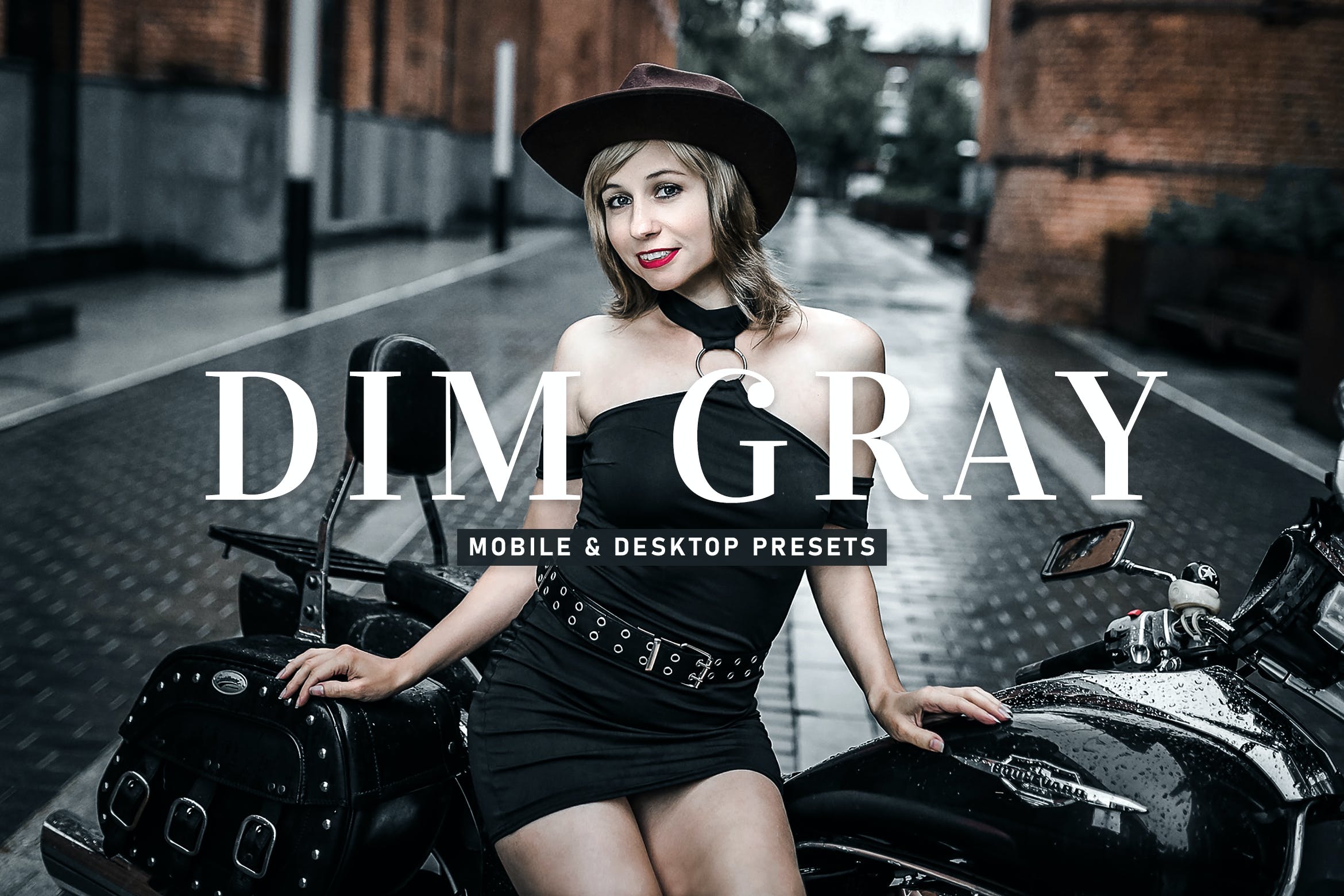 暗灰色调色预设 Dim Gray Mobile & Desktop Lightroom Presets