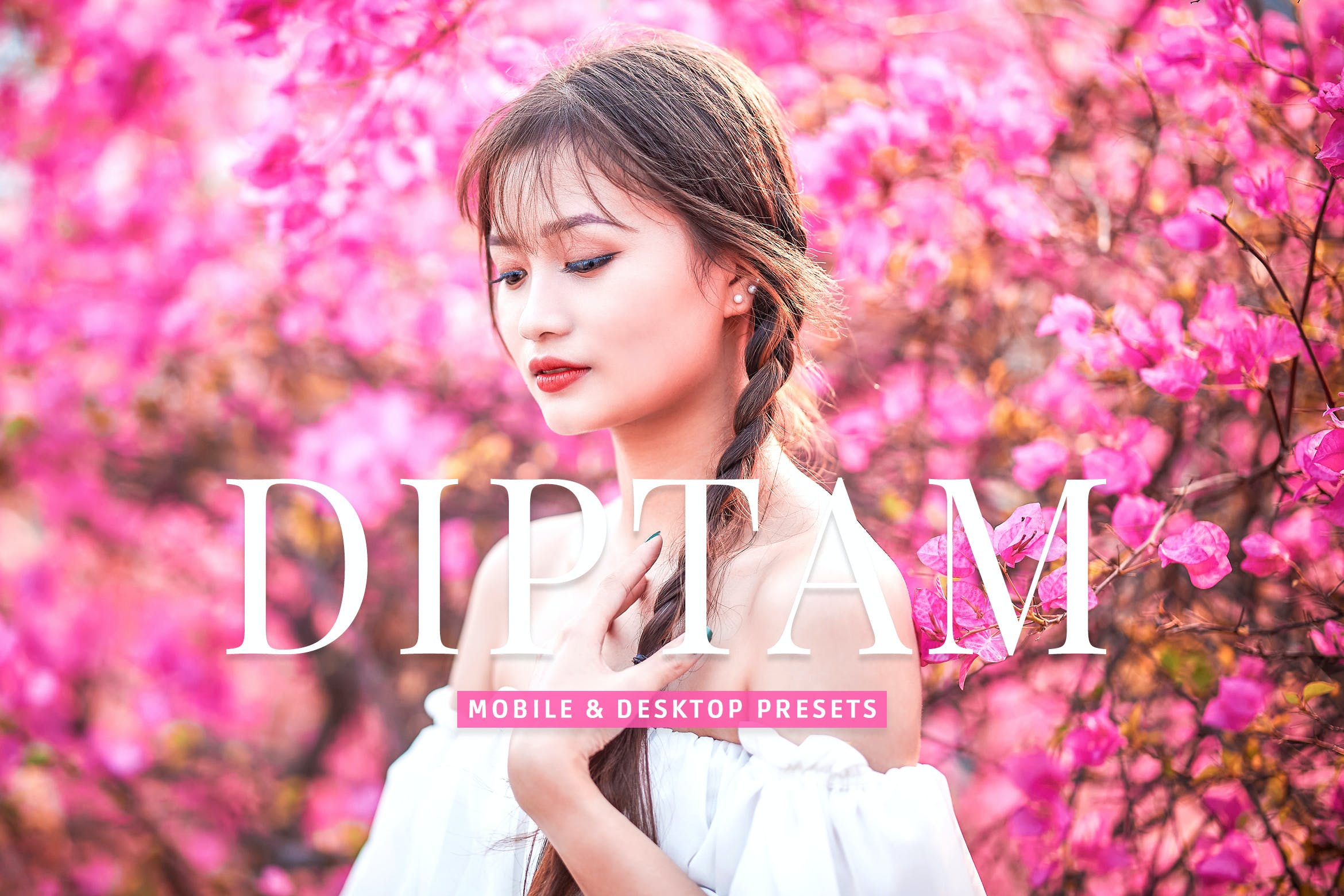 浅粉色调色预设 Diptam Mobile & Desktop Lightroom Presets