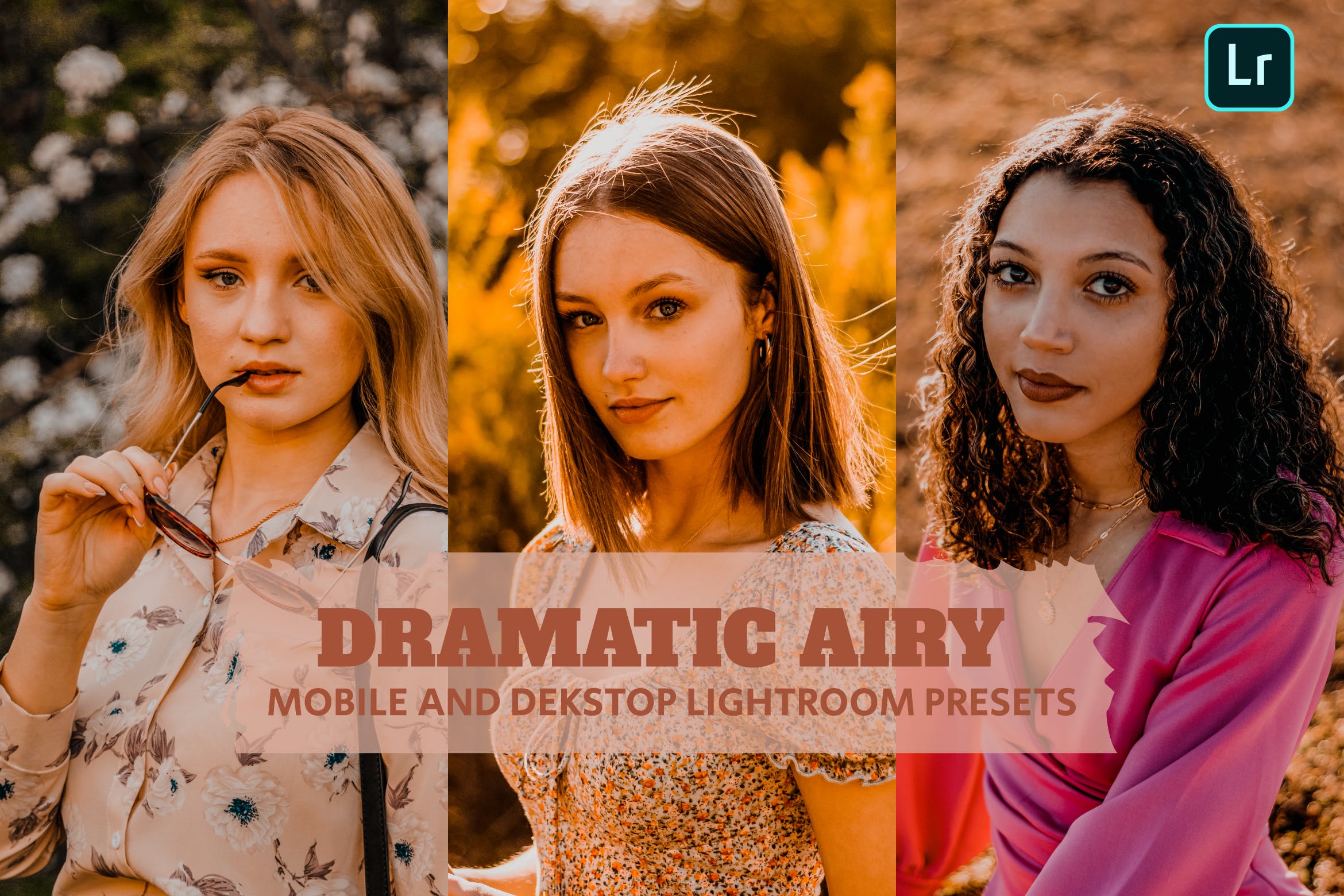 戏剧性的调色预设 Dramatic Airy Lightroom Presets Dekstop and Mobile