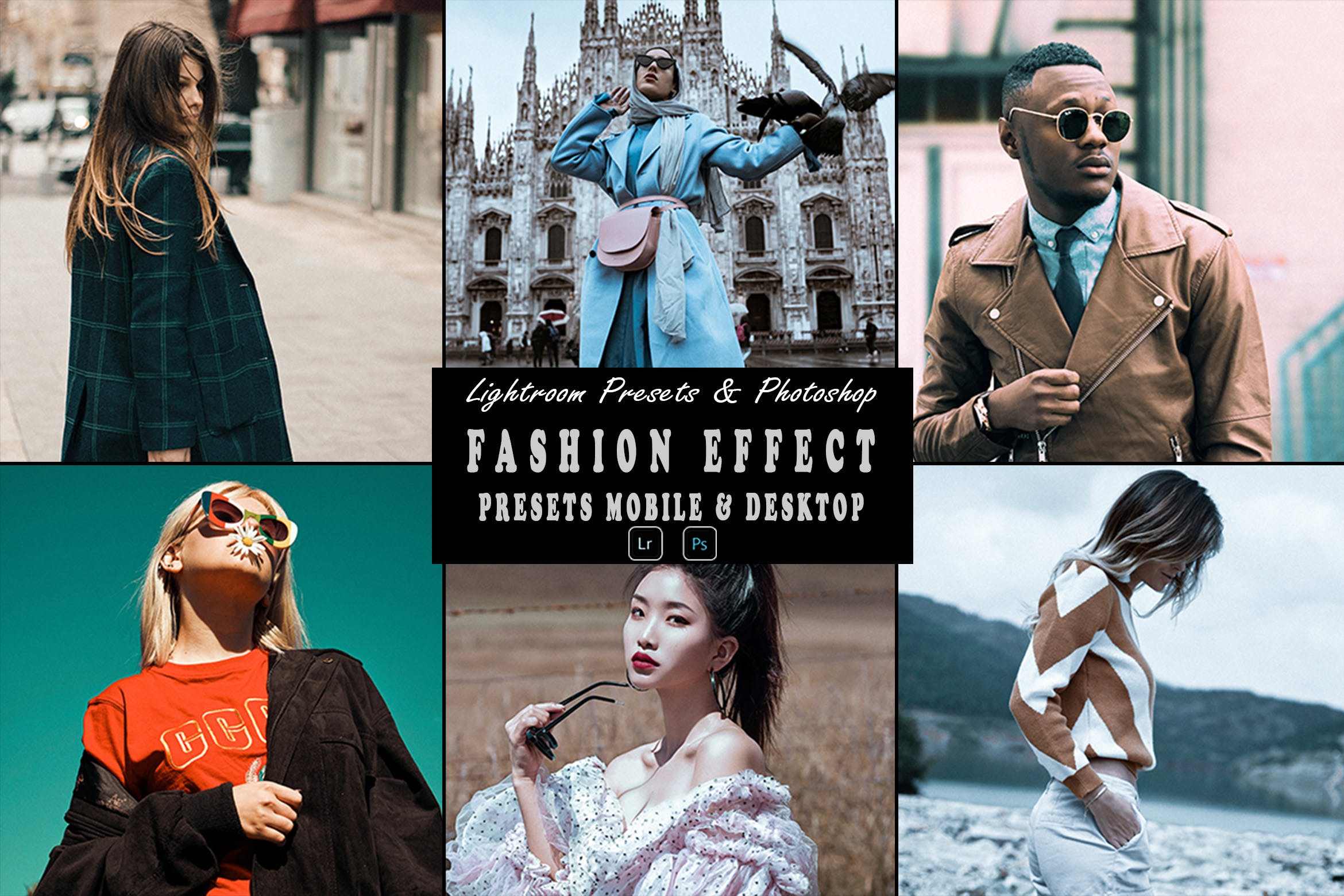 时尚效果调色预设 Fashion Action Lightroom Presets