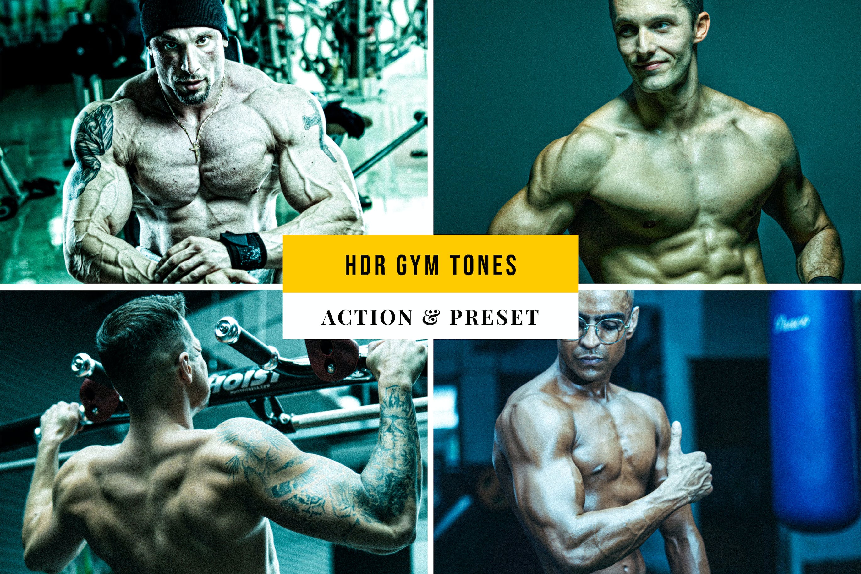 健身房调色预设  Action & Lightroom Preset