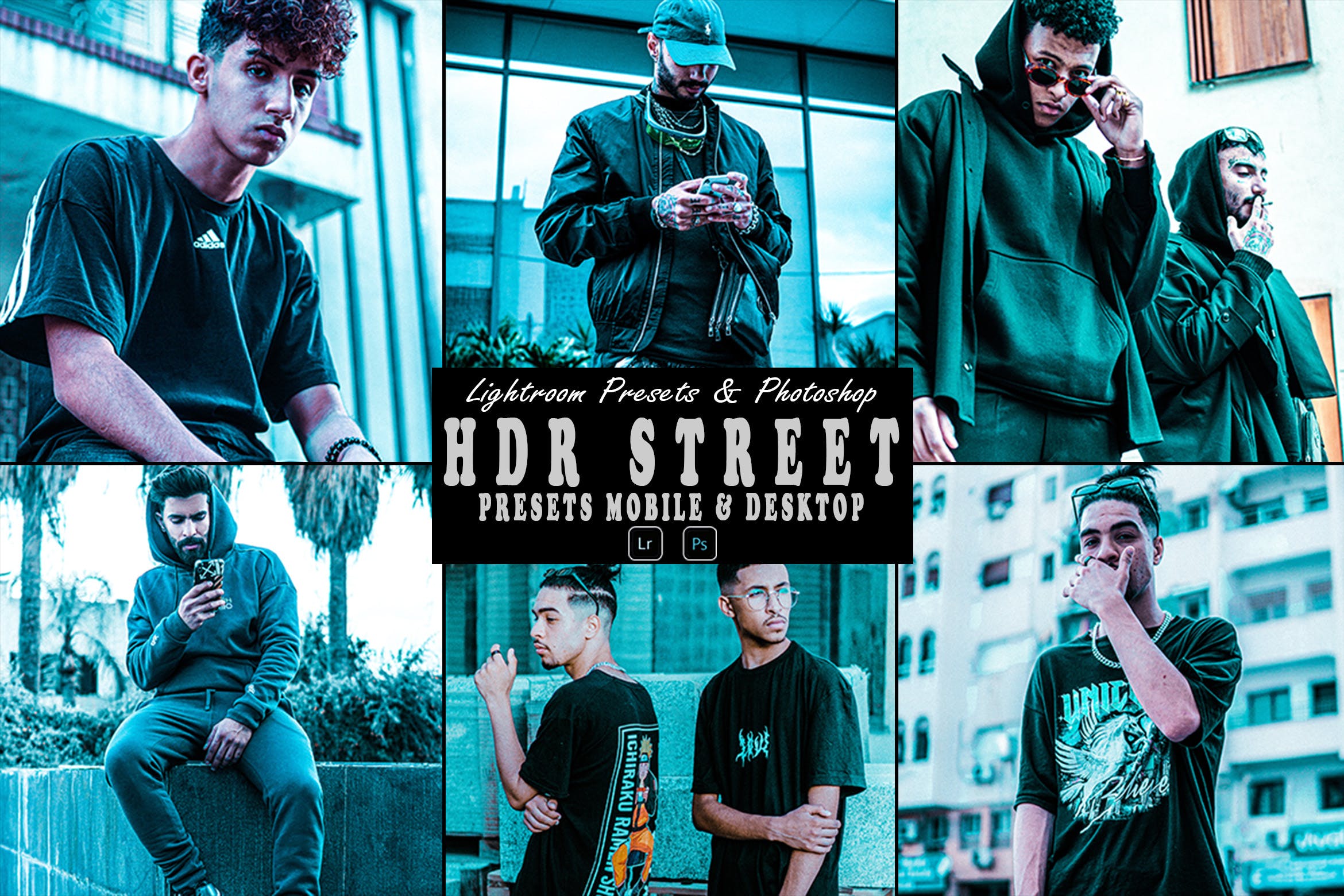 HDR Street Action Photoshop & Lightrom Presets