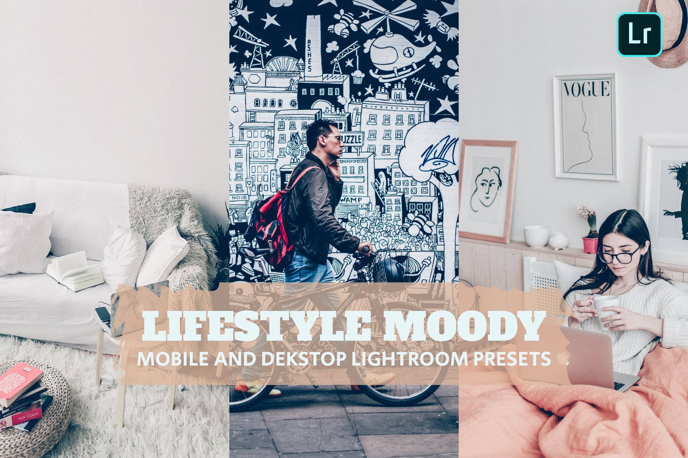生活方式穆迪调色预设 Lifestyle Moody Lightroom Presets Dekstop Mobile