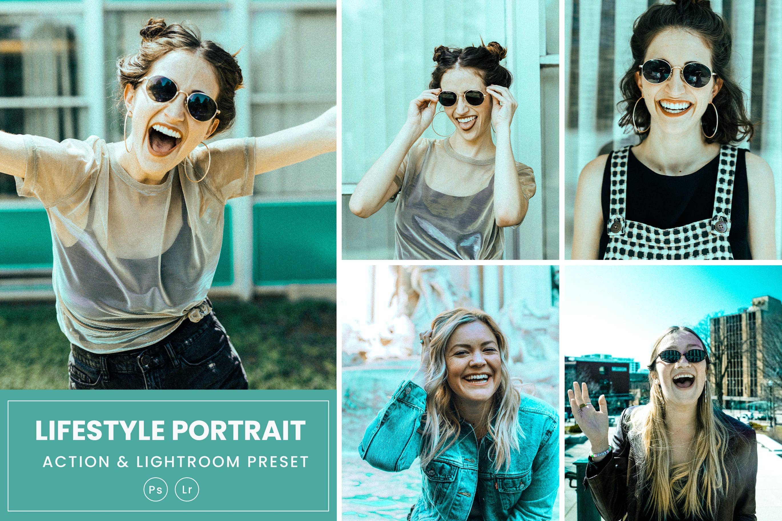 生活方式调色预设 LifeStyle Portrait Action & Lightrom Presets