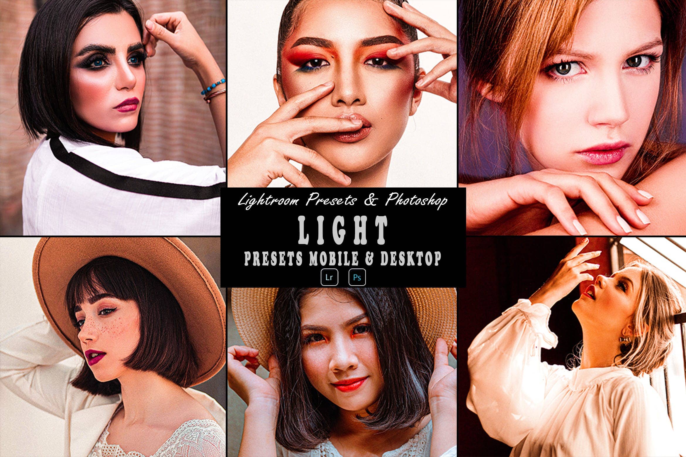 照片处理调色预设 Light Action Photoshop & Lightrom Presets