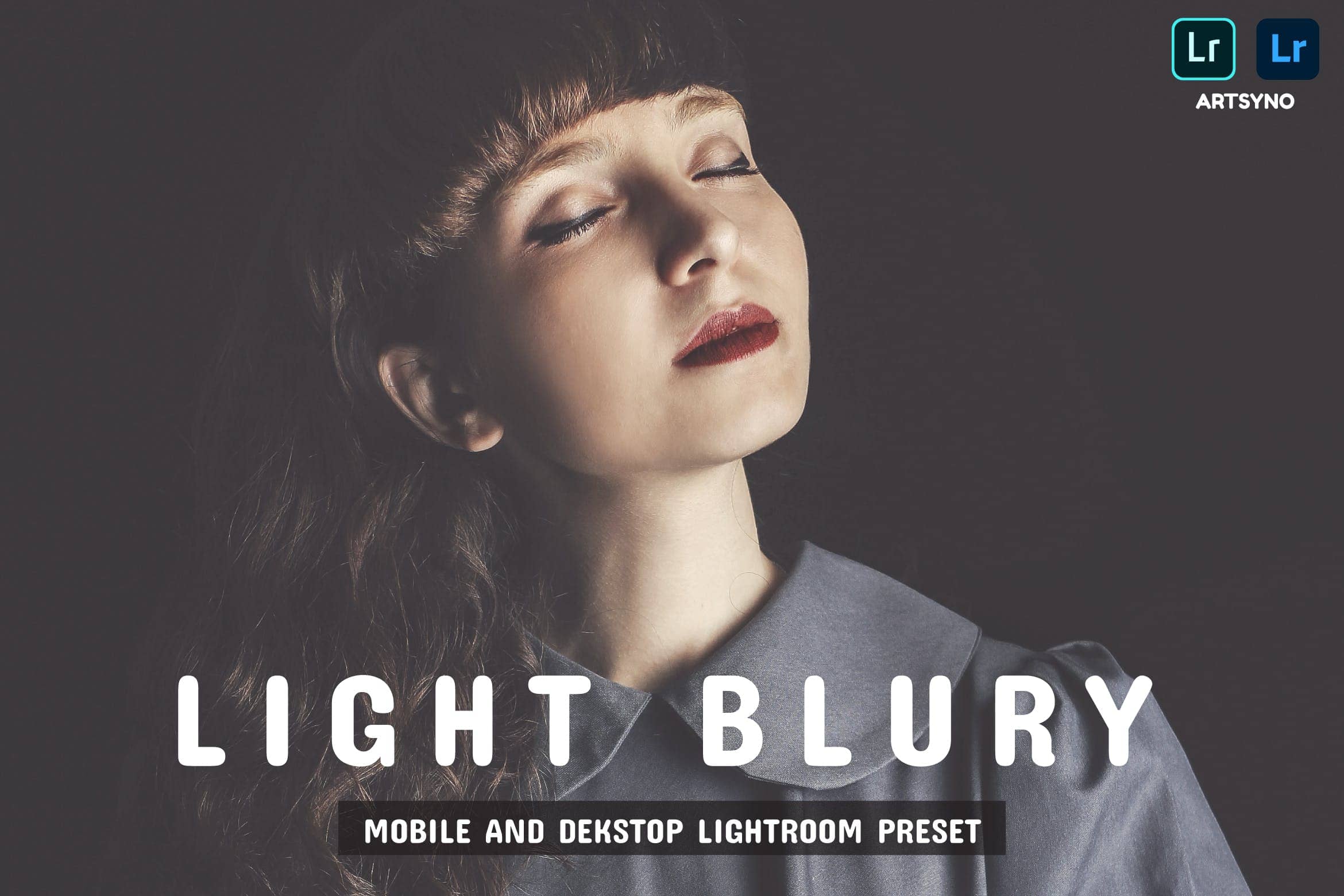 浅色蓝光调色预设 Light Blury Lightroom Presets Dekstop and Mobile