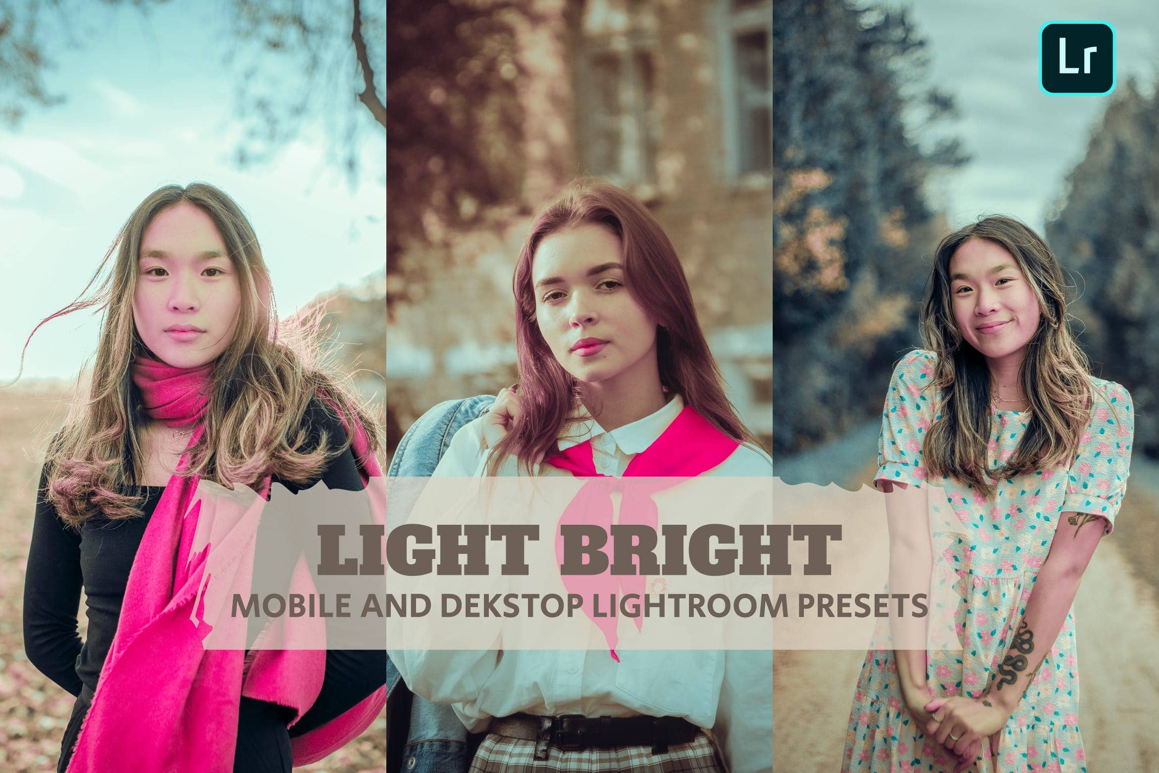 浅色明亮的调色预设 Light Bright Lightroom Presets Dekstop and Mobile